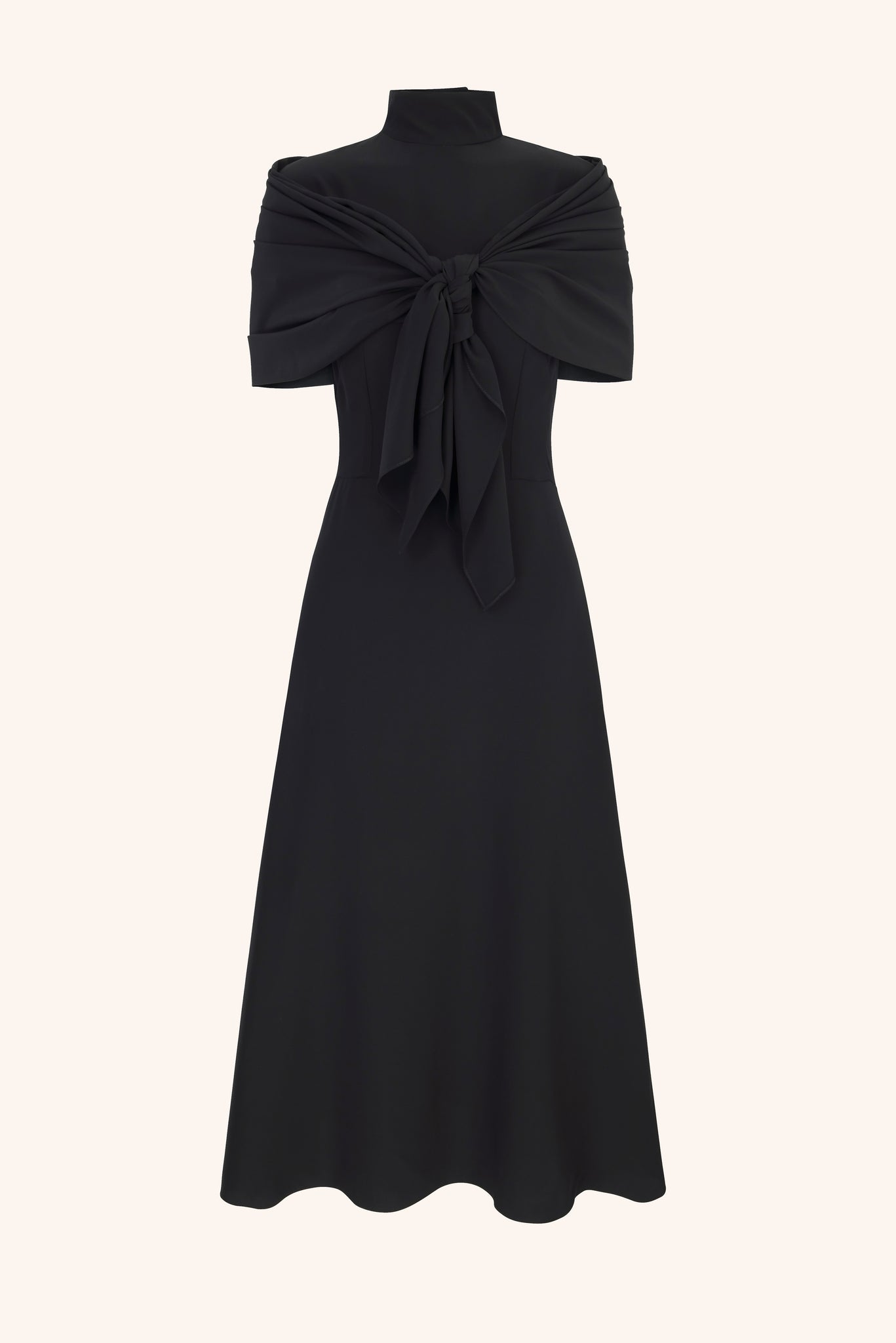 Angelique Dress in Black Silk