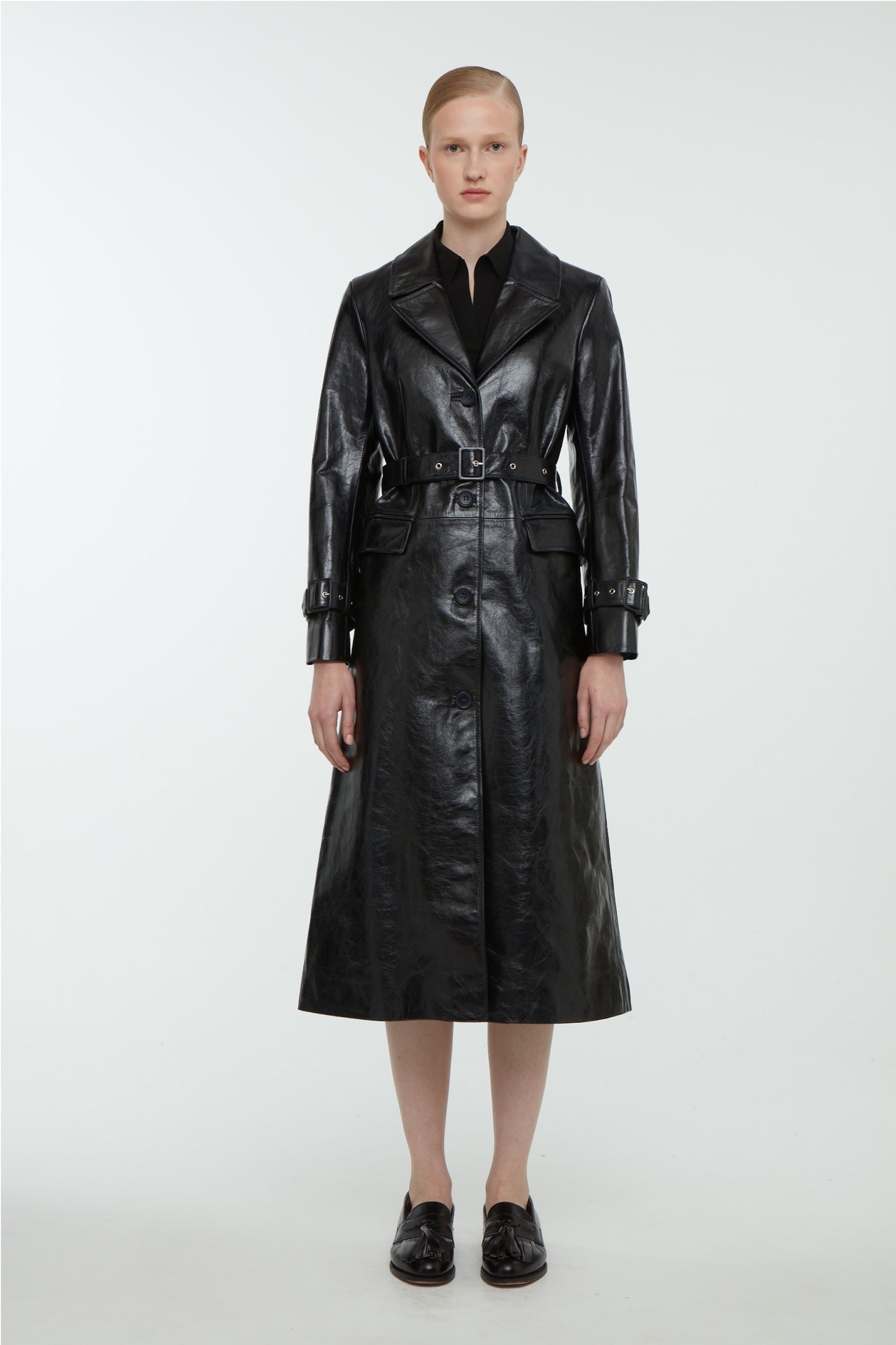 Brady Leather Trench Coat | Emilia Wickstead
