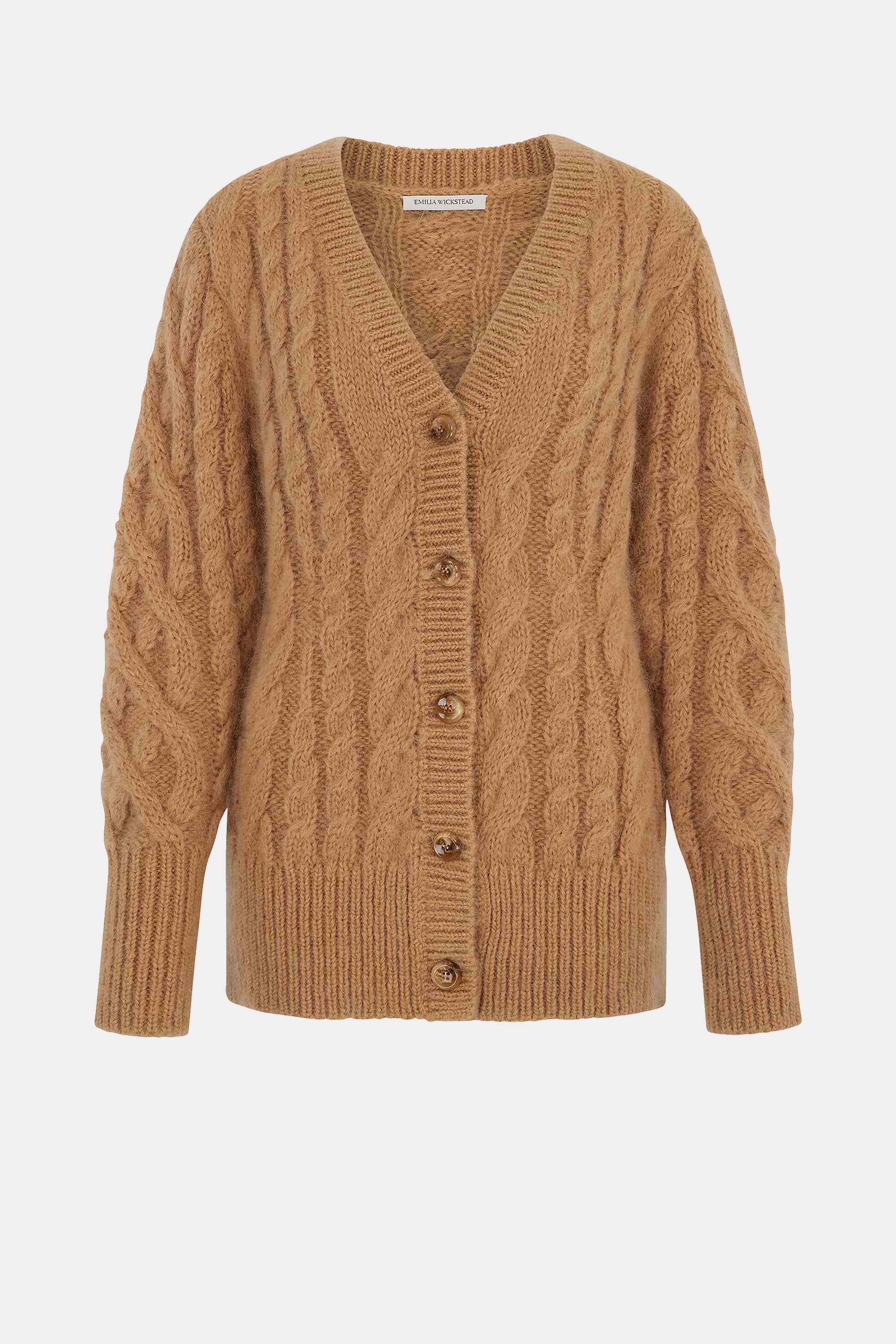 UNDRESSED CABLE SHEER KNIT アメリヴィンテージ ニット Ameri（アメリ）の「DEVORER SHEER KNIT（ニット/セーター）」 - WEAR