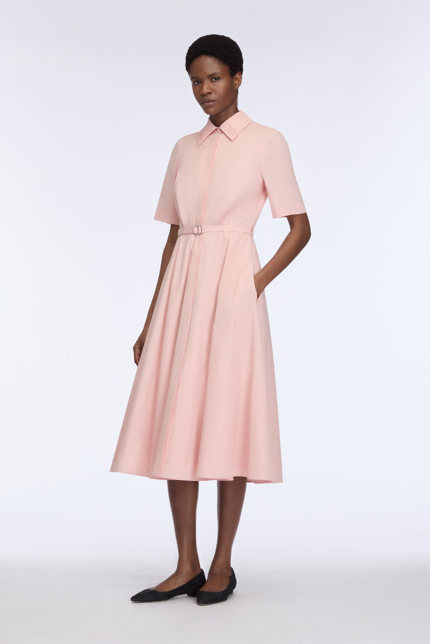 Emilia Wickstead - Rubie Dress - Light Pink Cotton Popclan Emilia Wickstead - Rubie Dress - Light Pink Cotton Popclan
