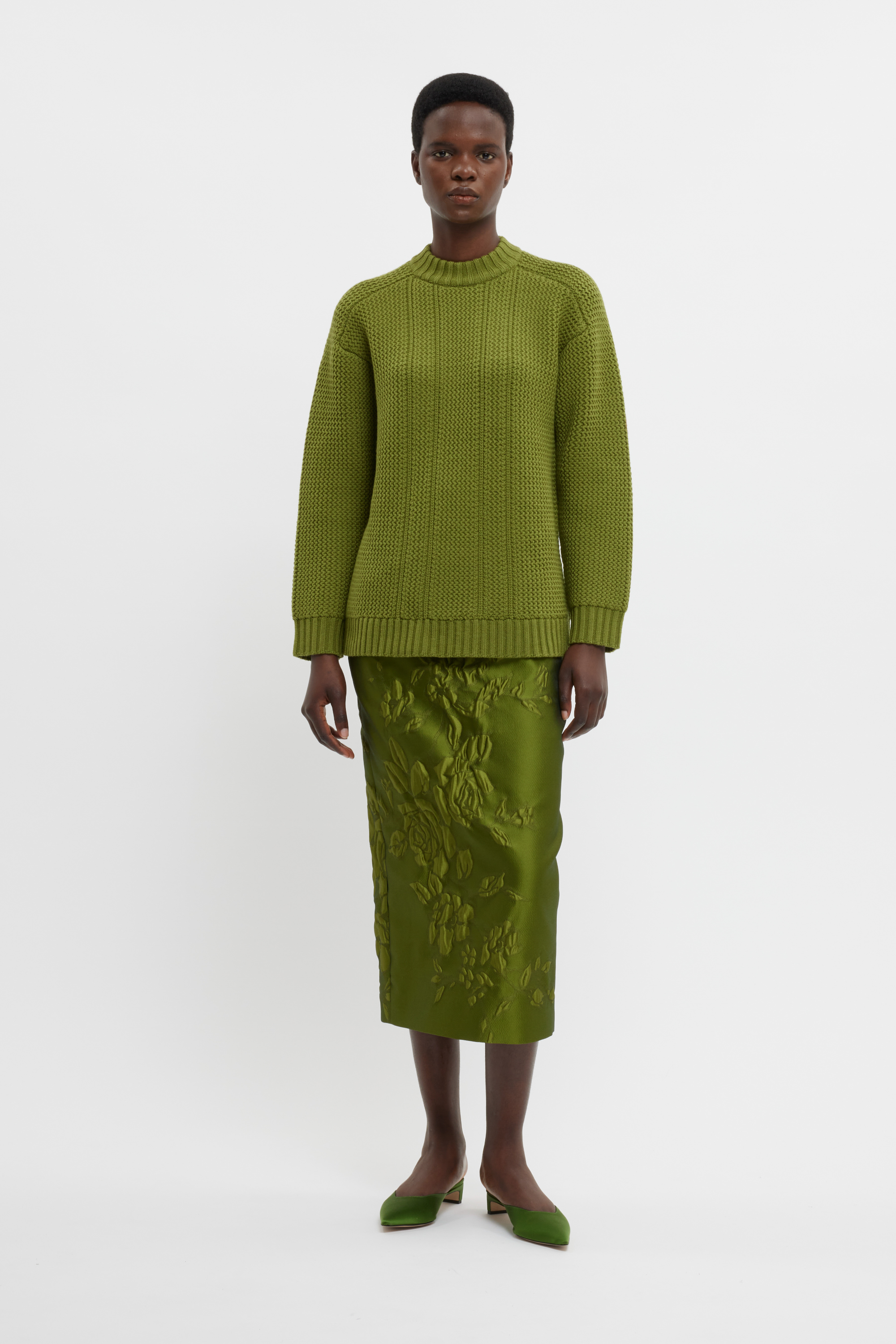 egonlab ニット WESLEY KNITWEAR GREEN 【公式通販】