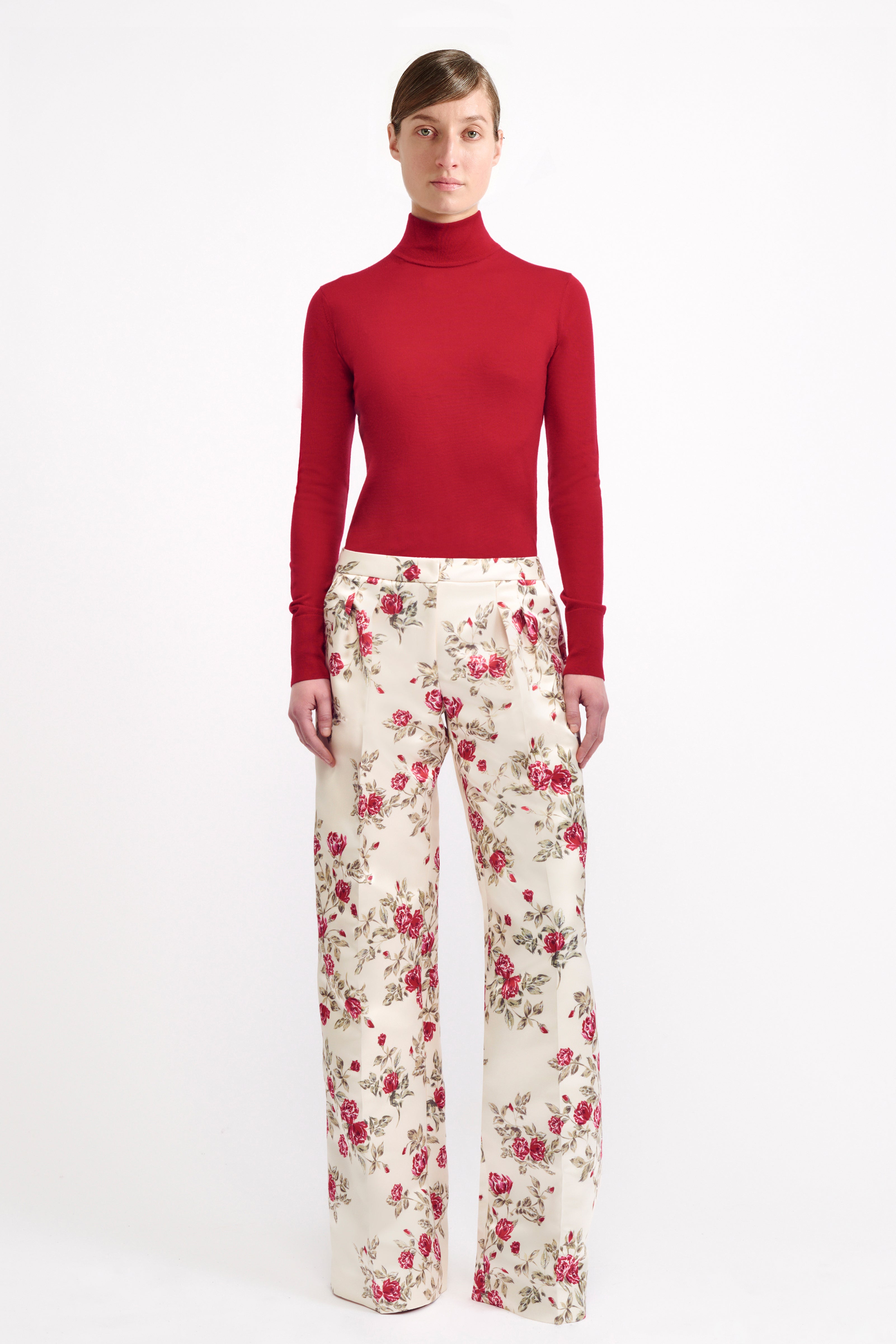 Deep hotsell red turtleneck