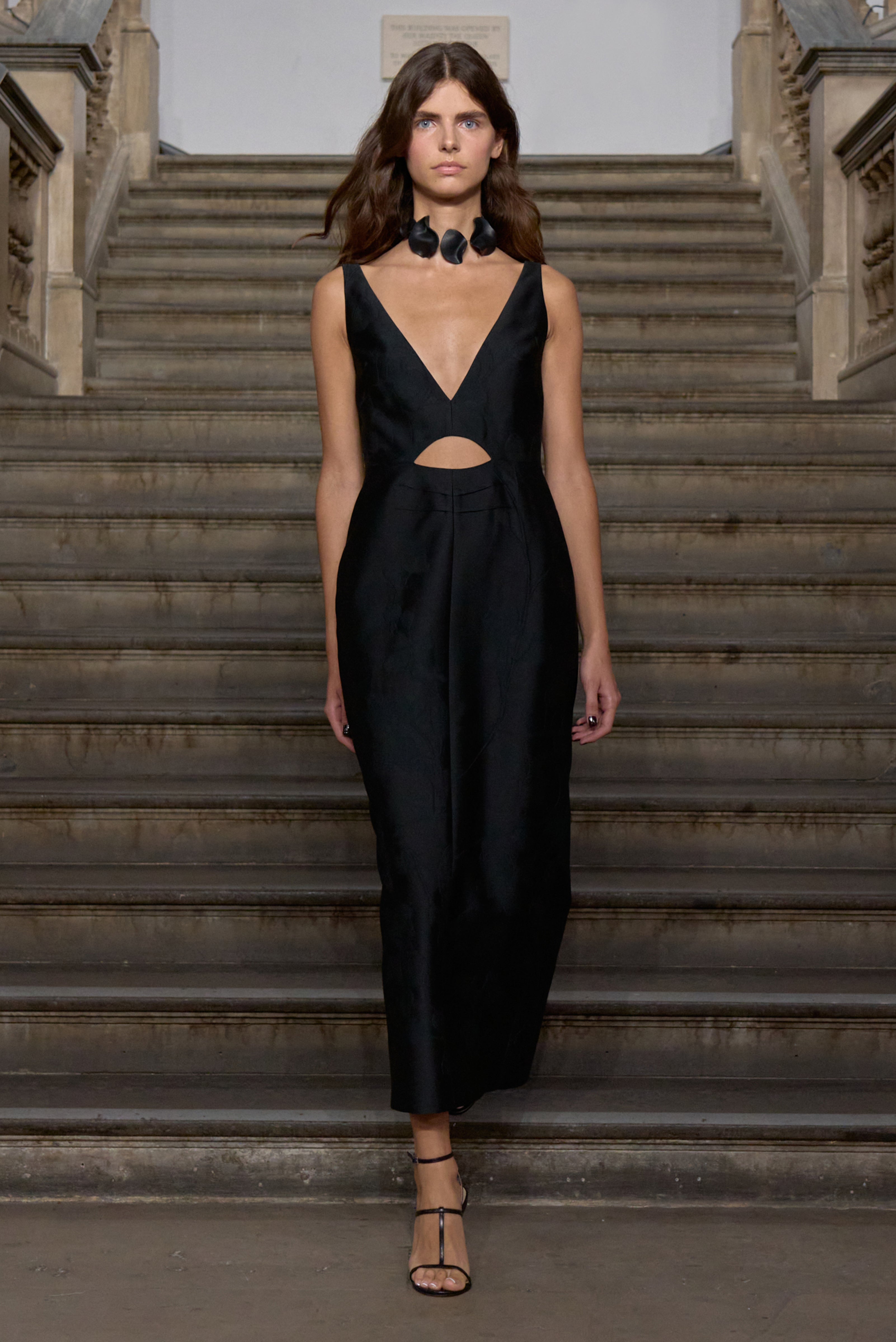 emilia wickstead black dress Emilia Wickstead - Libera Dress - Black Cloque