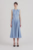 Marlen Dress in Celeste Blue Double Crepe | Emilia WIckstead
