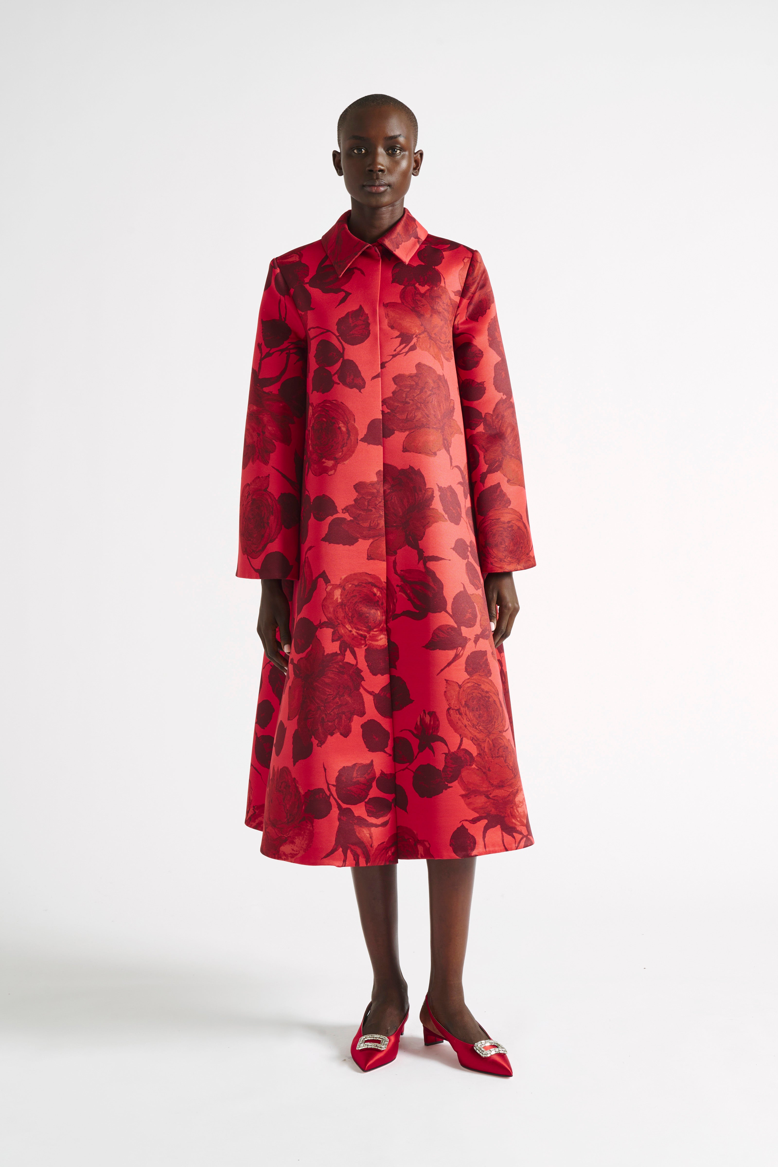 Rose discount red coat