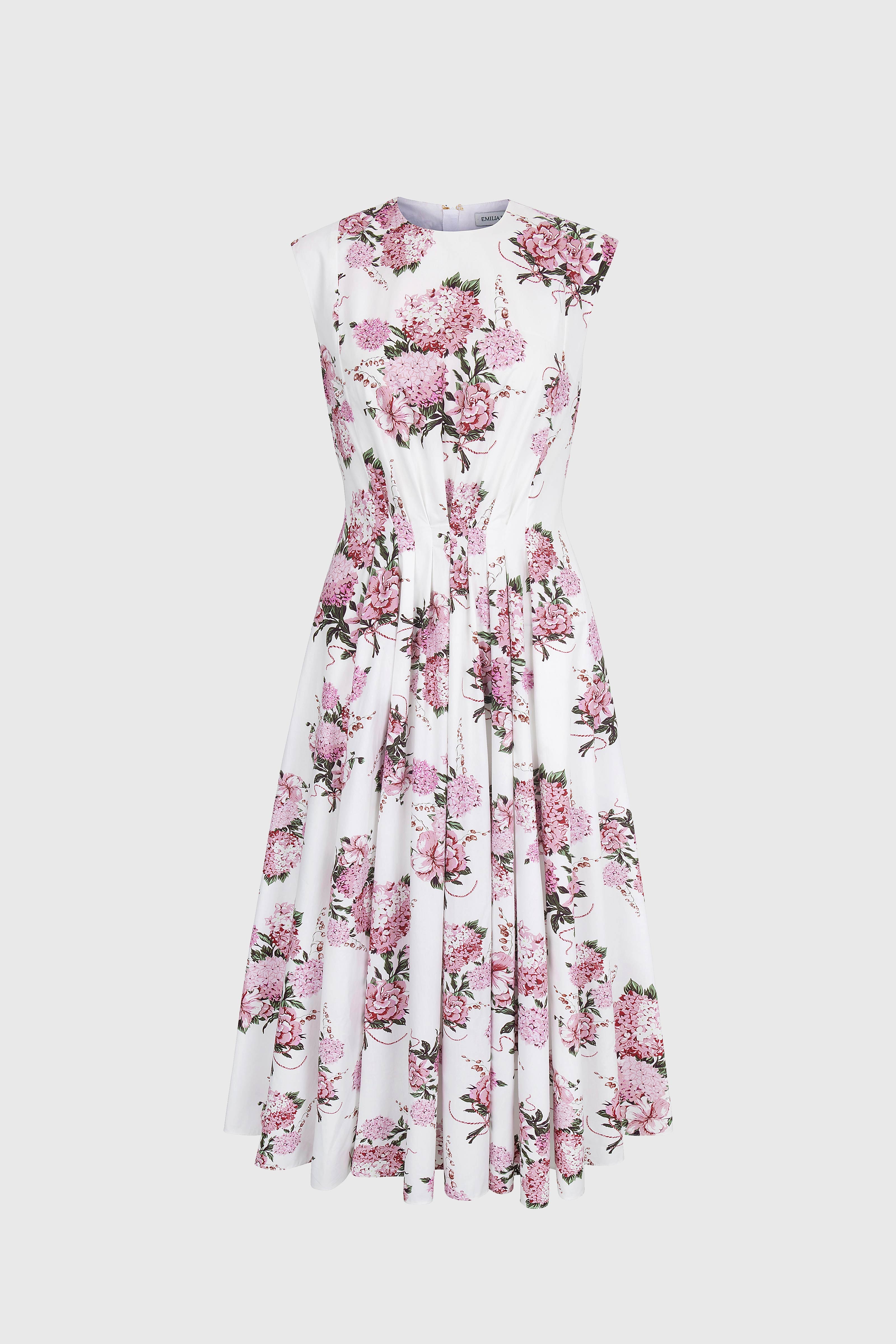 Lyssa Dress | Blue Hydrangeas