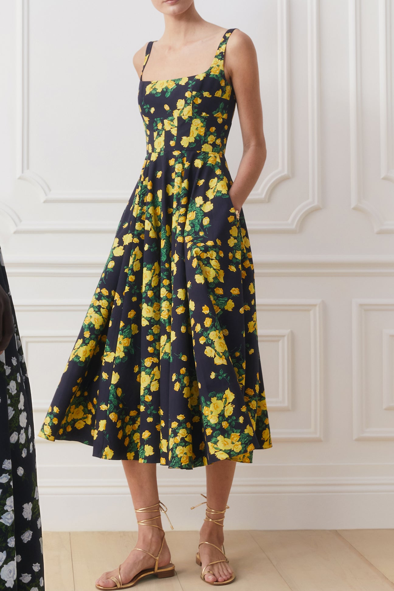 Navy and 2025 lemon dress