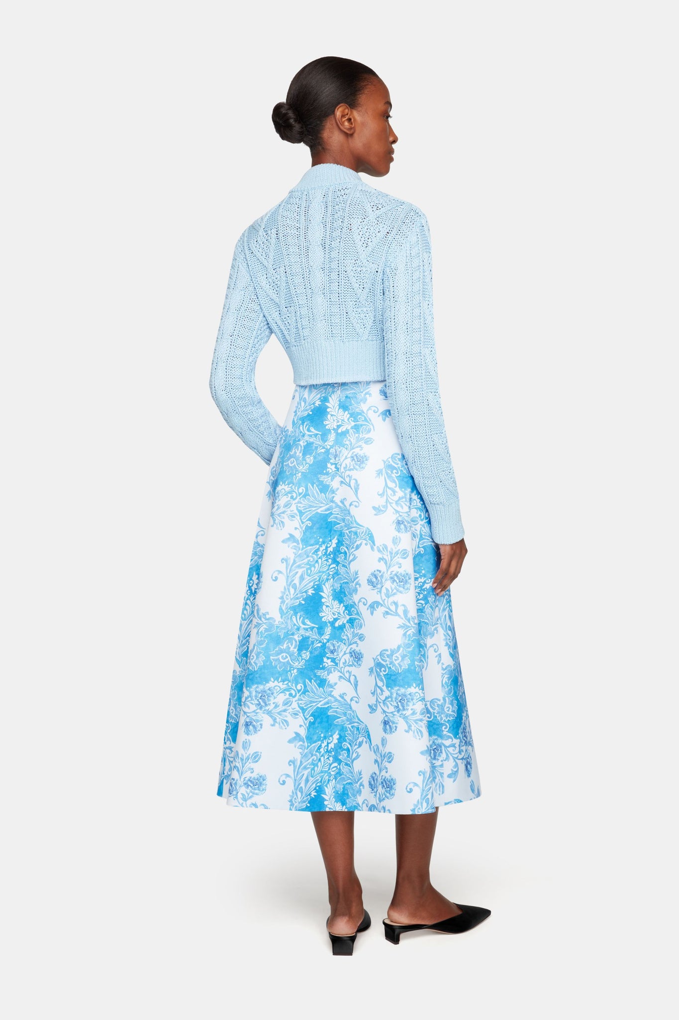 Aleph Knit In Baby Blue Pima Cotton