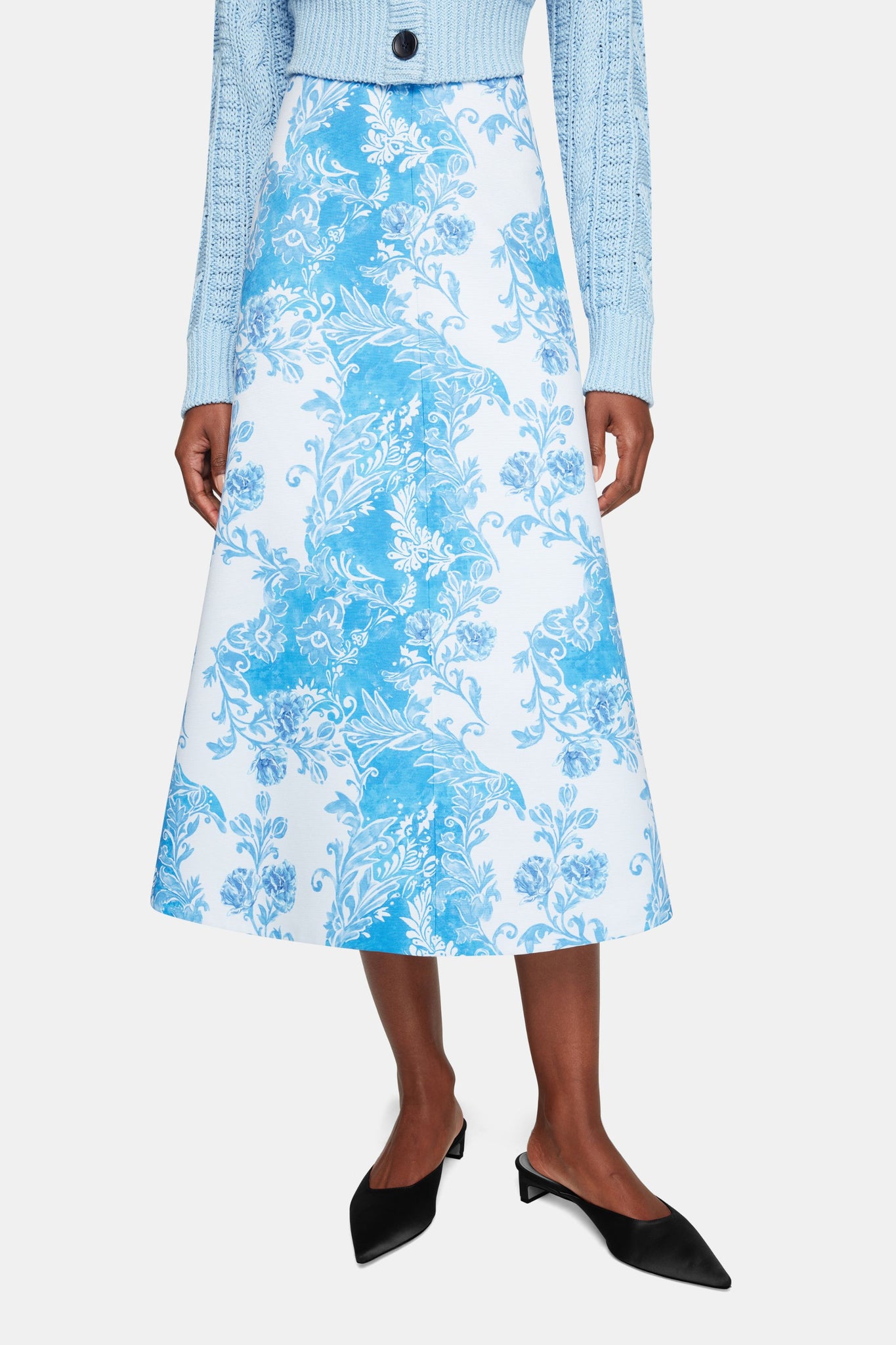 Aleph Knit In Baby Blue Pima Cotton