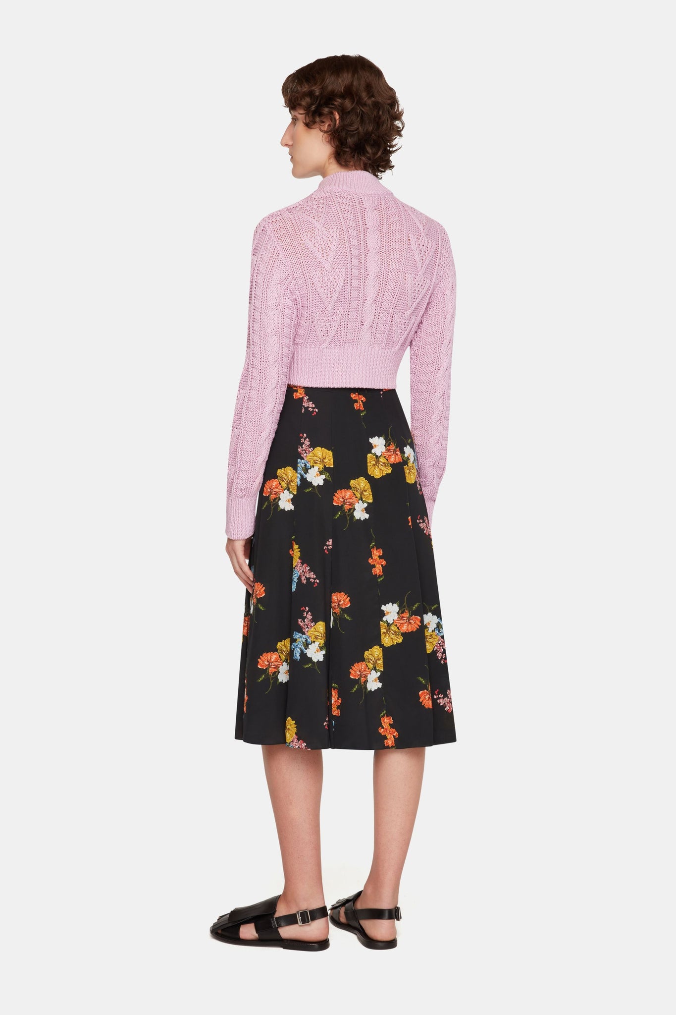 Aleph Knit In Orchid Pima Cotton