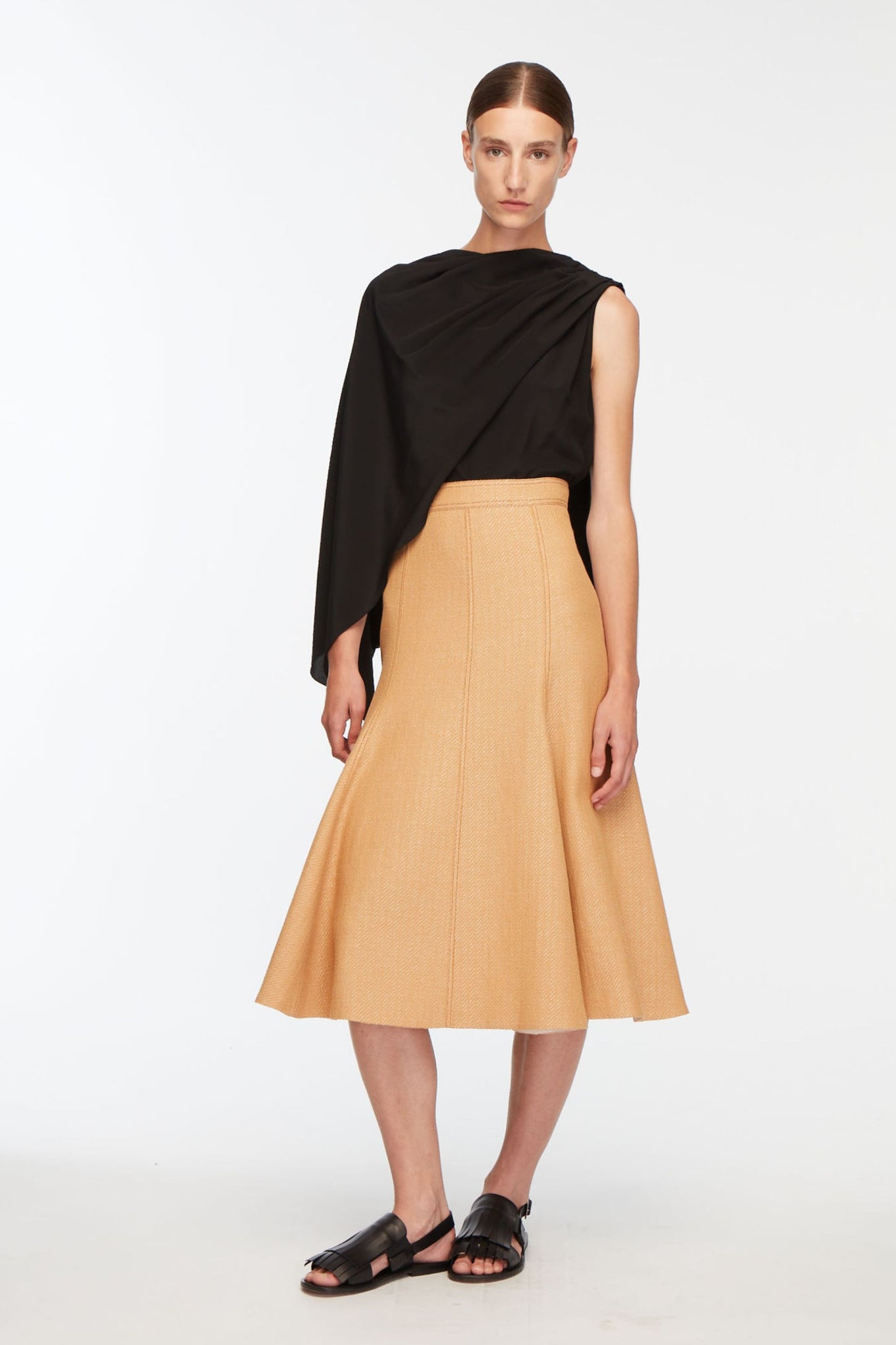 Blisse Skirt In Tan Twill Denim
Skirt | Emilia Wickstead