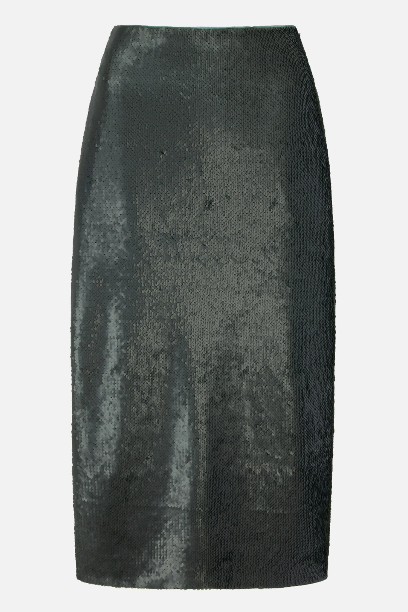 Bethan Skirt In Dark Green Sequin