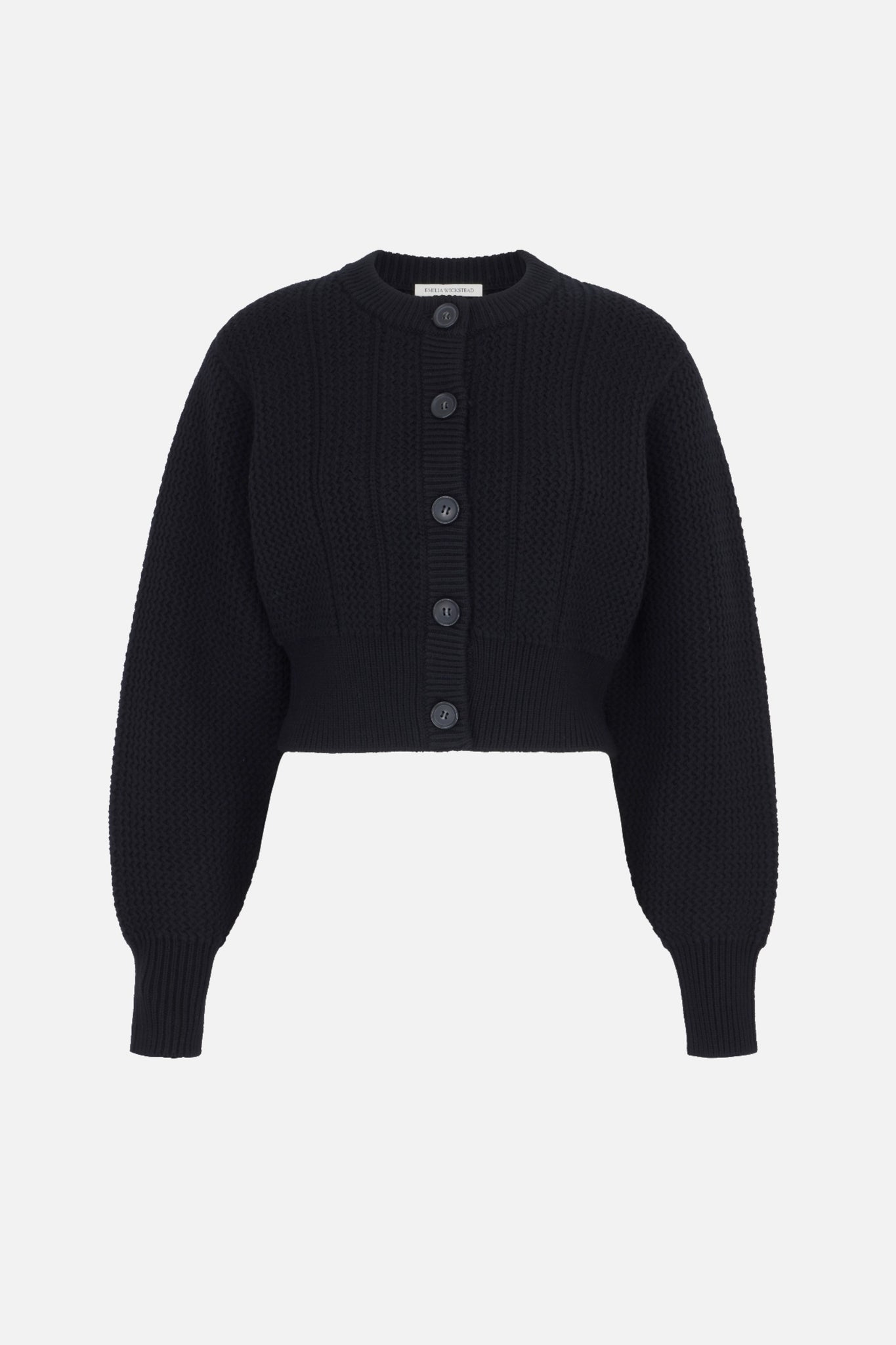 Albert Knit in Black Cashfeel