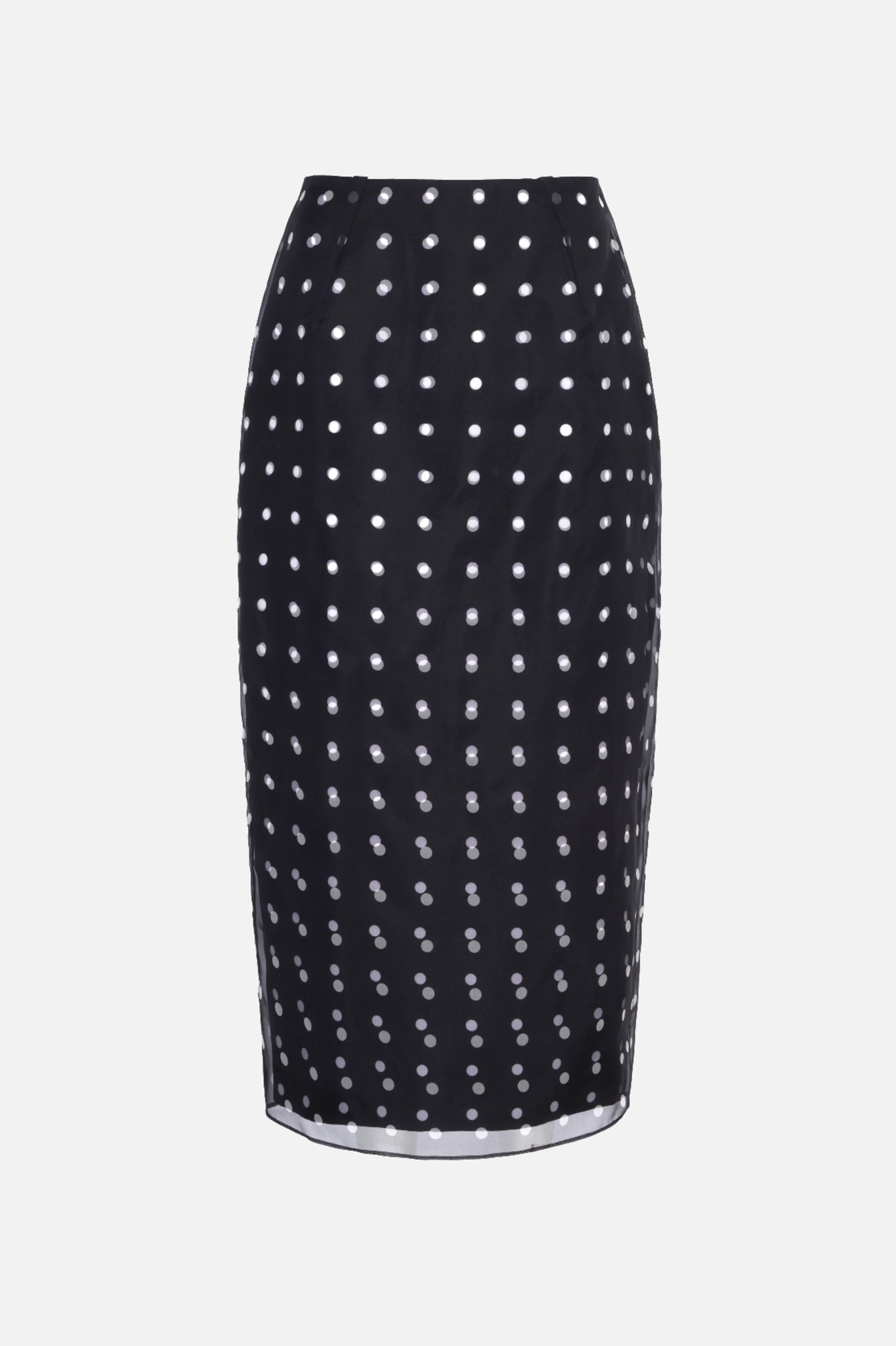 Bethan Skirt In Polka Dot Tafetta Faille & Organza
