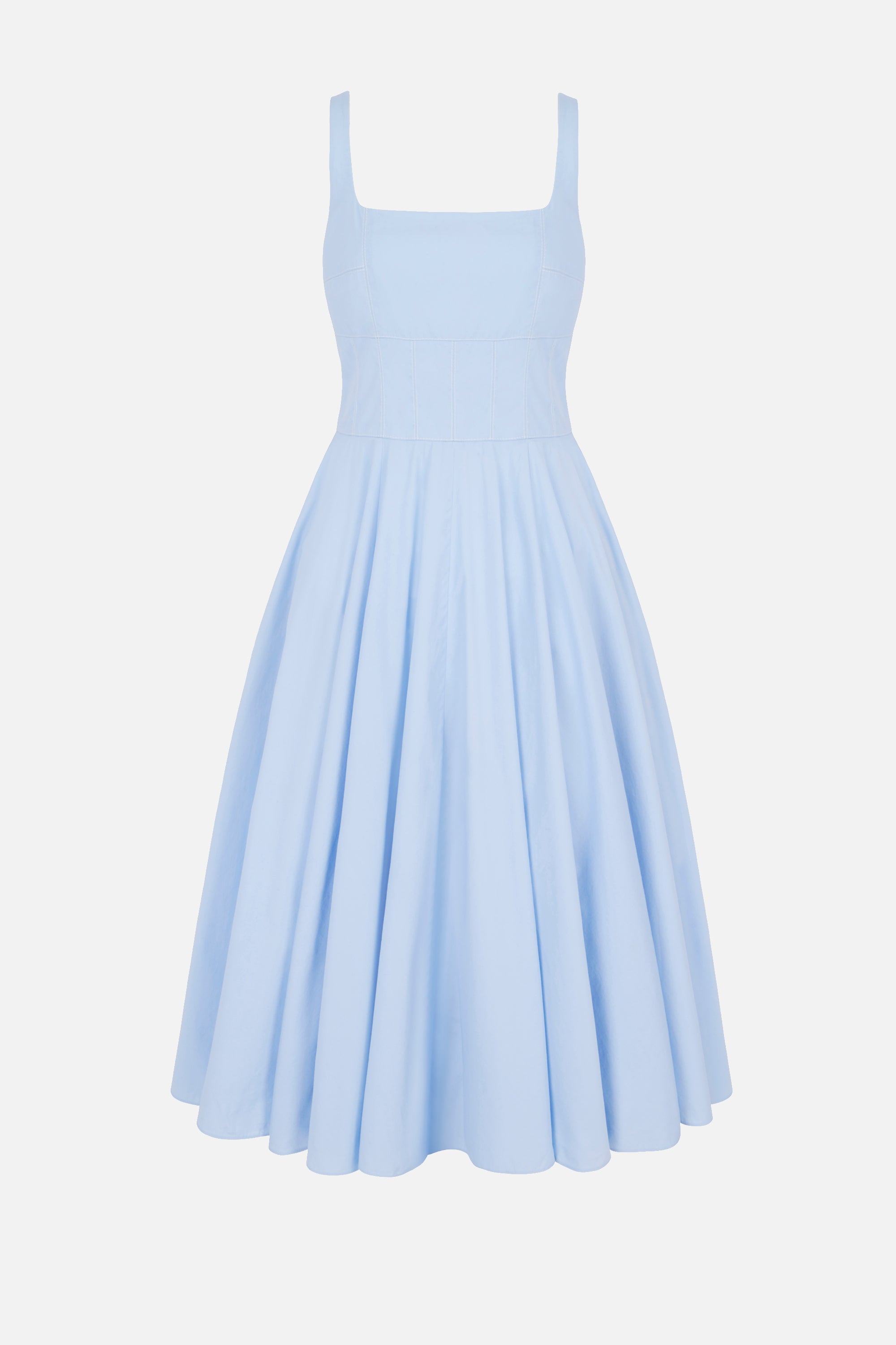 Nikush Dress in Icy Blue Denim