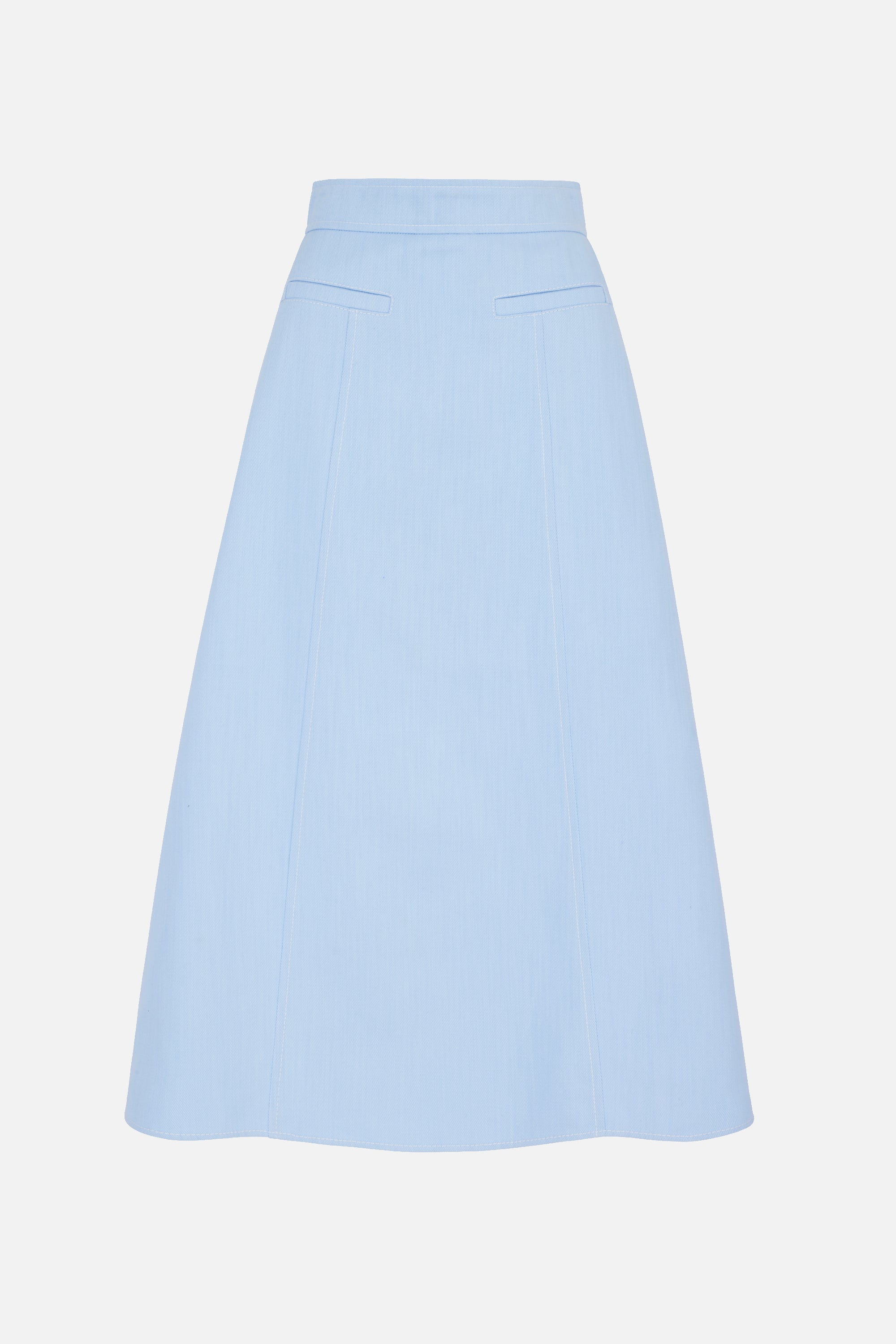Wilder Skirt in Icy Blue Denim