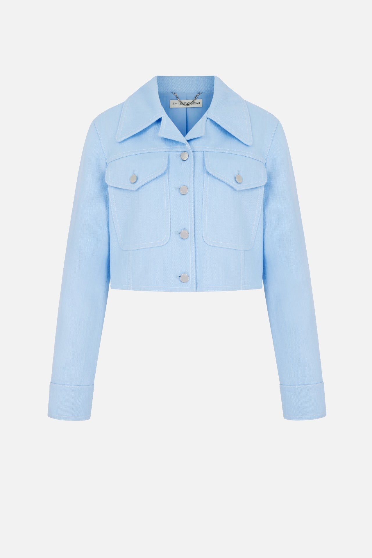 Nics Jacket in Icy Blue Denim