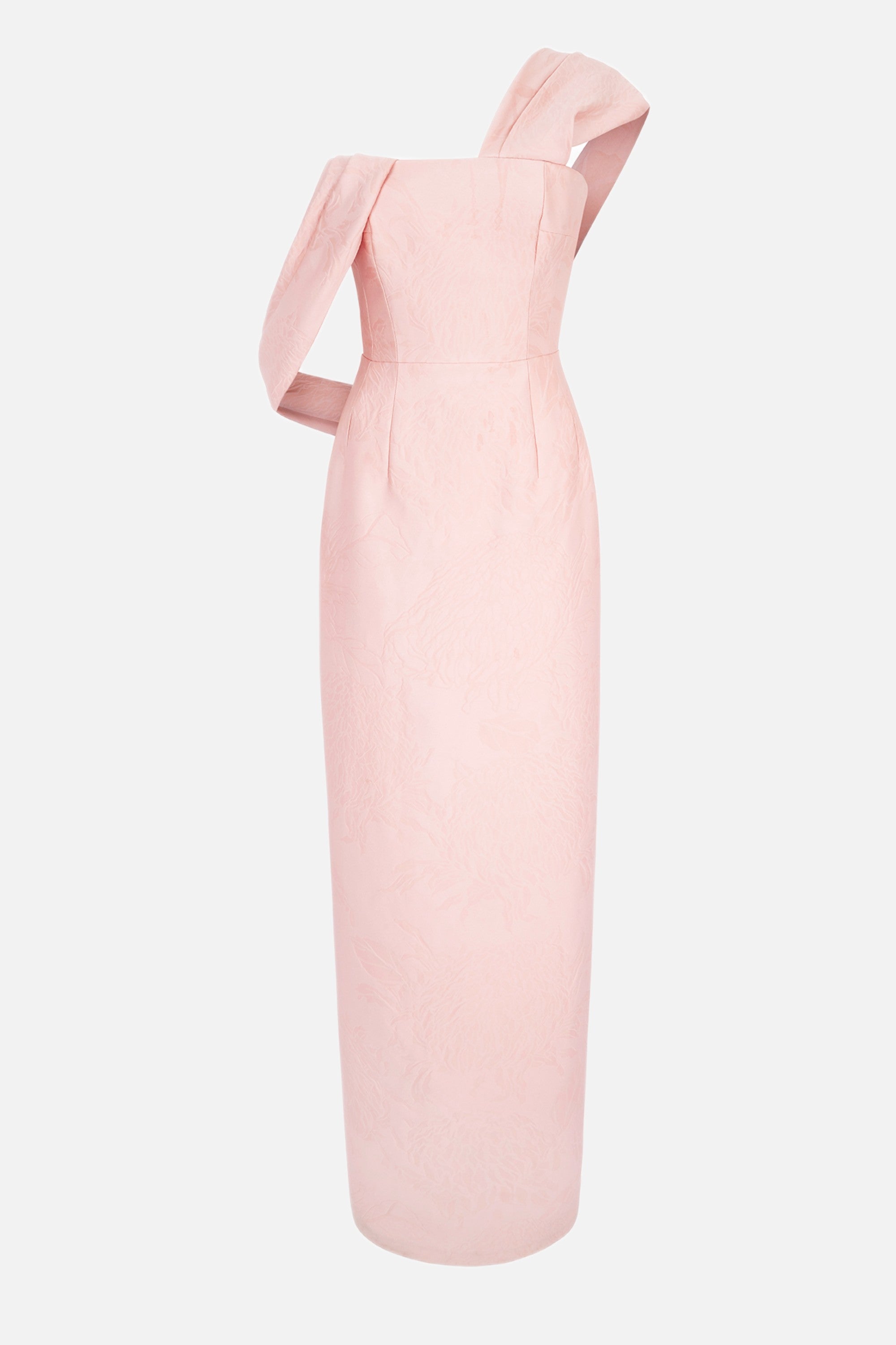 Kiana Dress Pink Embossed Cloque