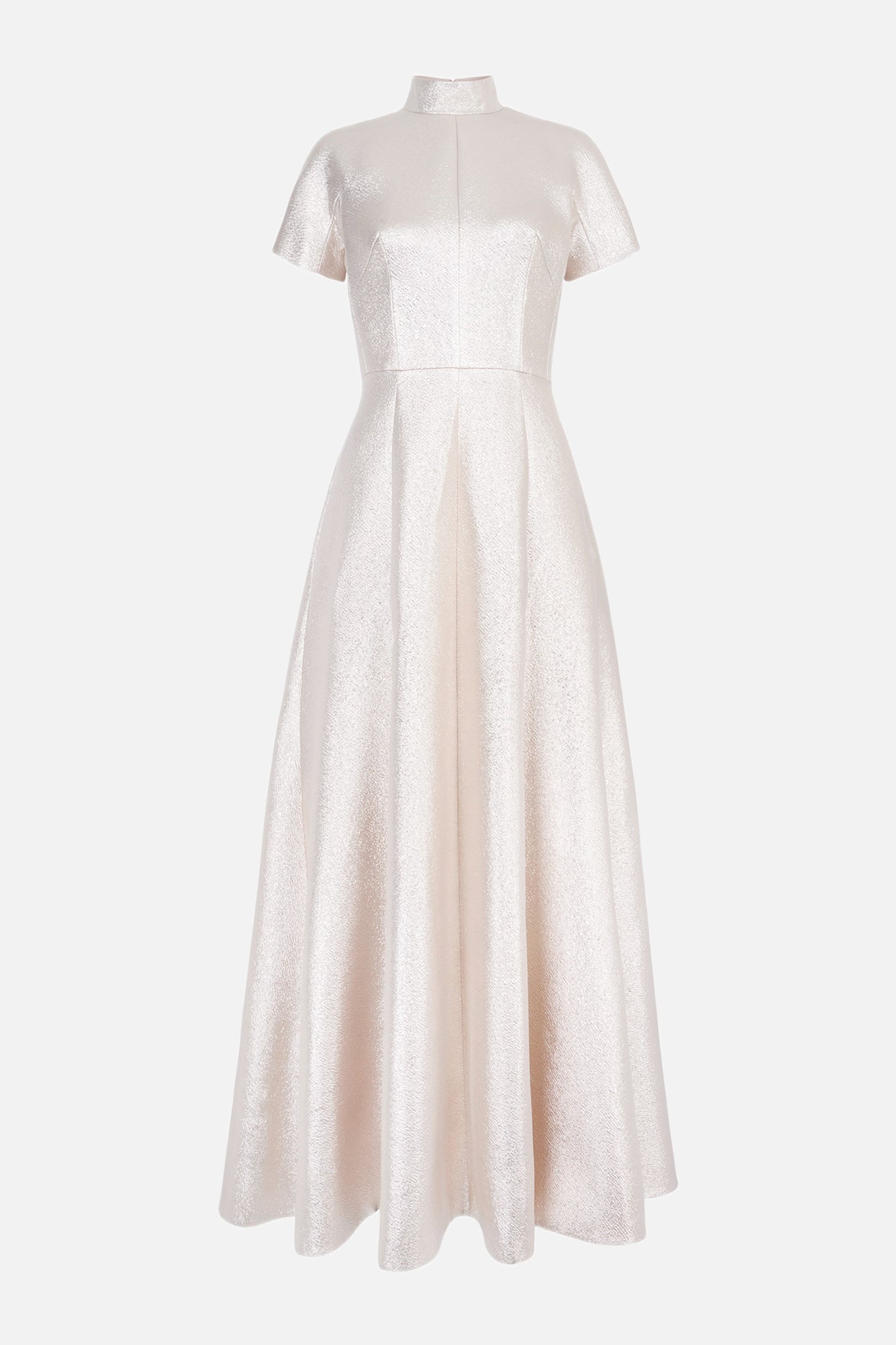 malinda maxi dress Malinda Dress in Champagne Metallic Cloque– Emilia Wickstead