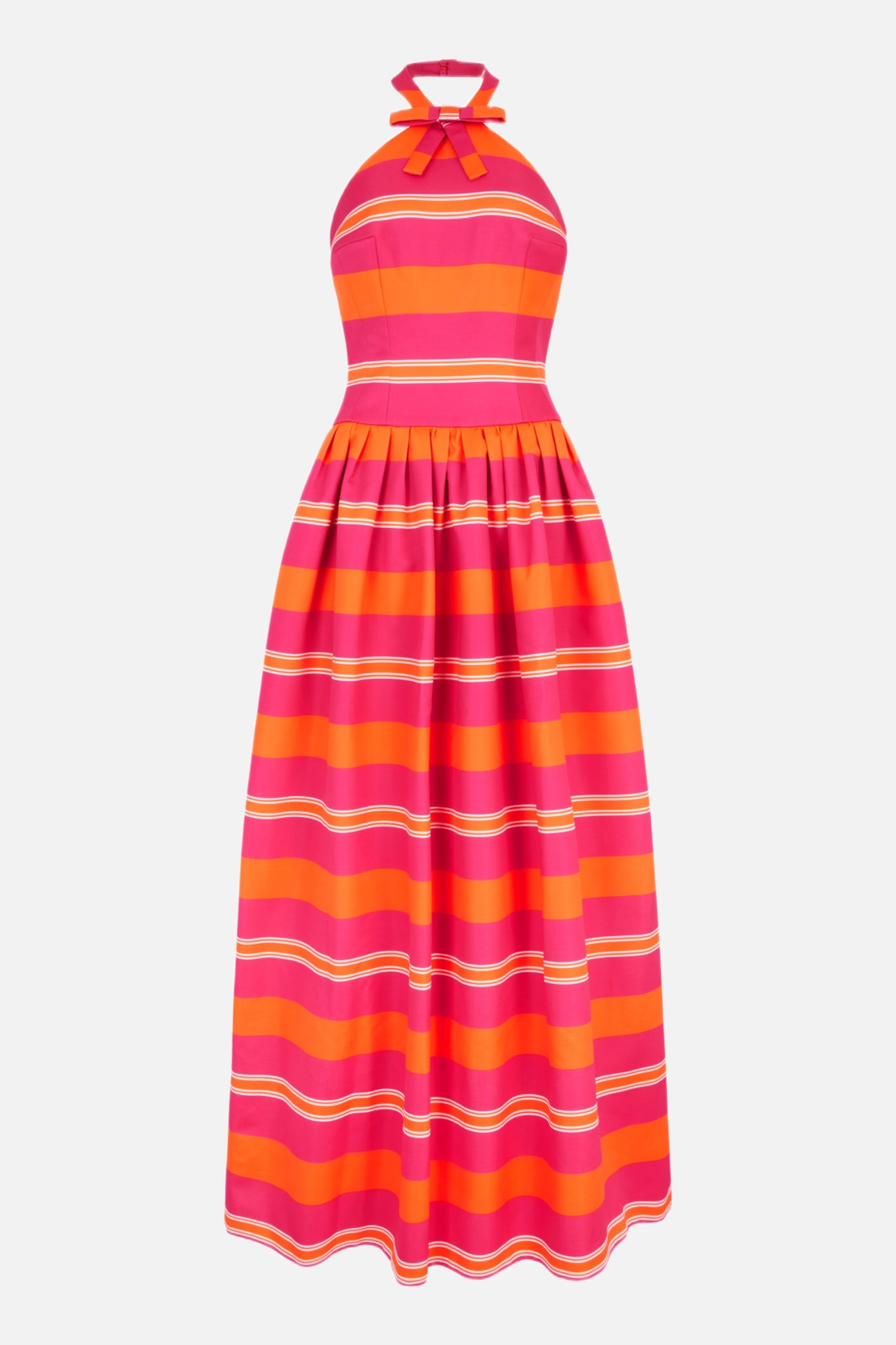 hot pink and orange maxi dress hot pink and orange maxi dress Pink and Orange Floral Halterneck Nala Maxi Dress