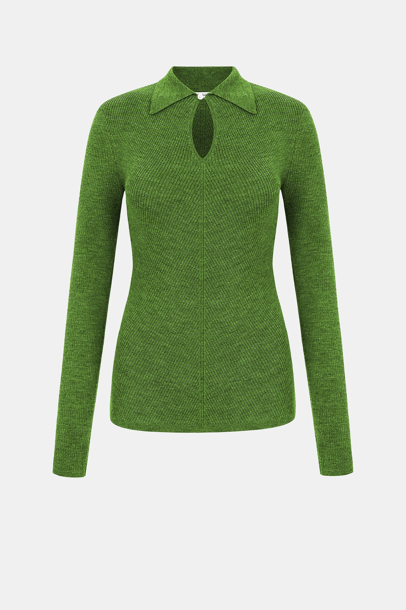 Ambrose Knit In Dark Green Melange Cashfeel