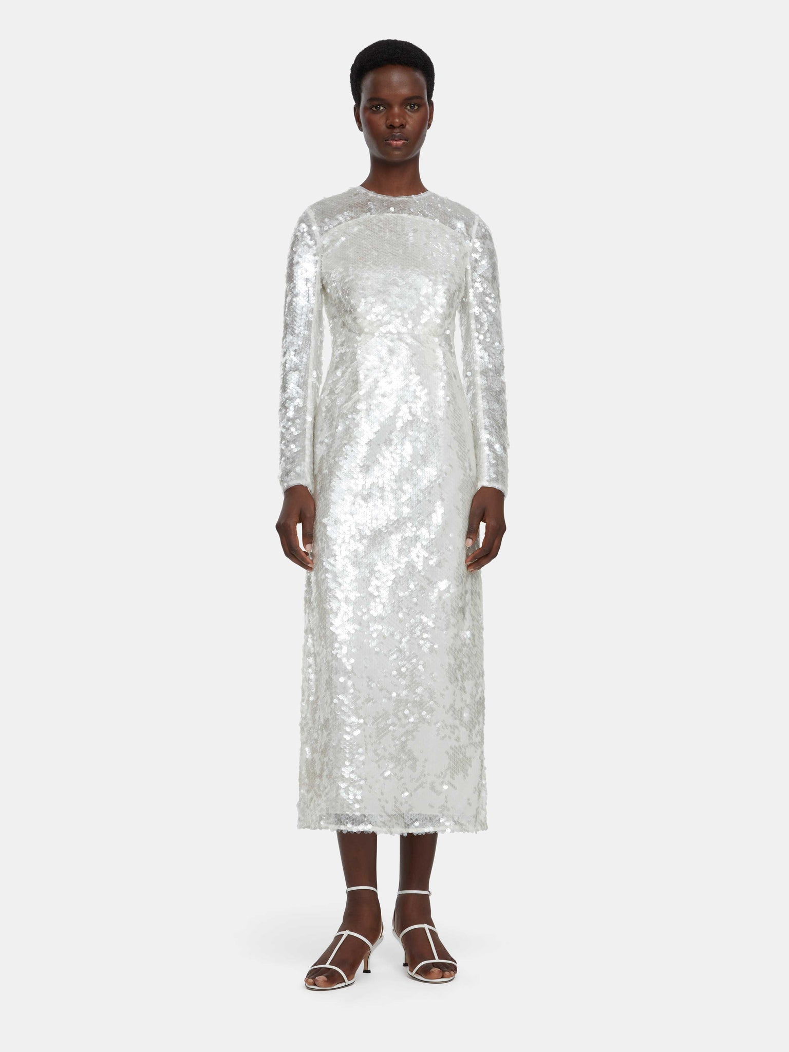 Amiria Clear Sequin Dress | Emilia Wickstead