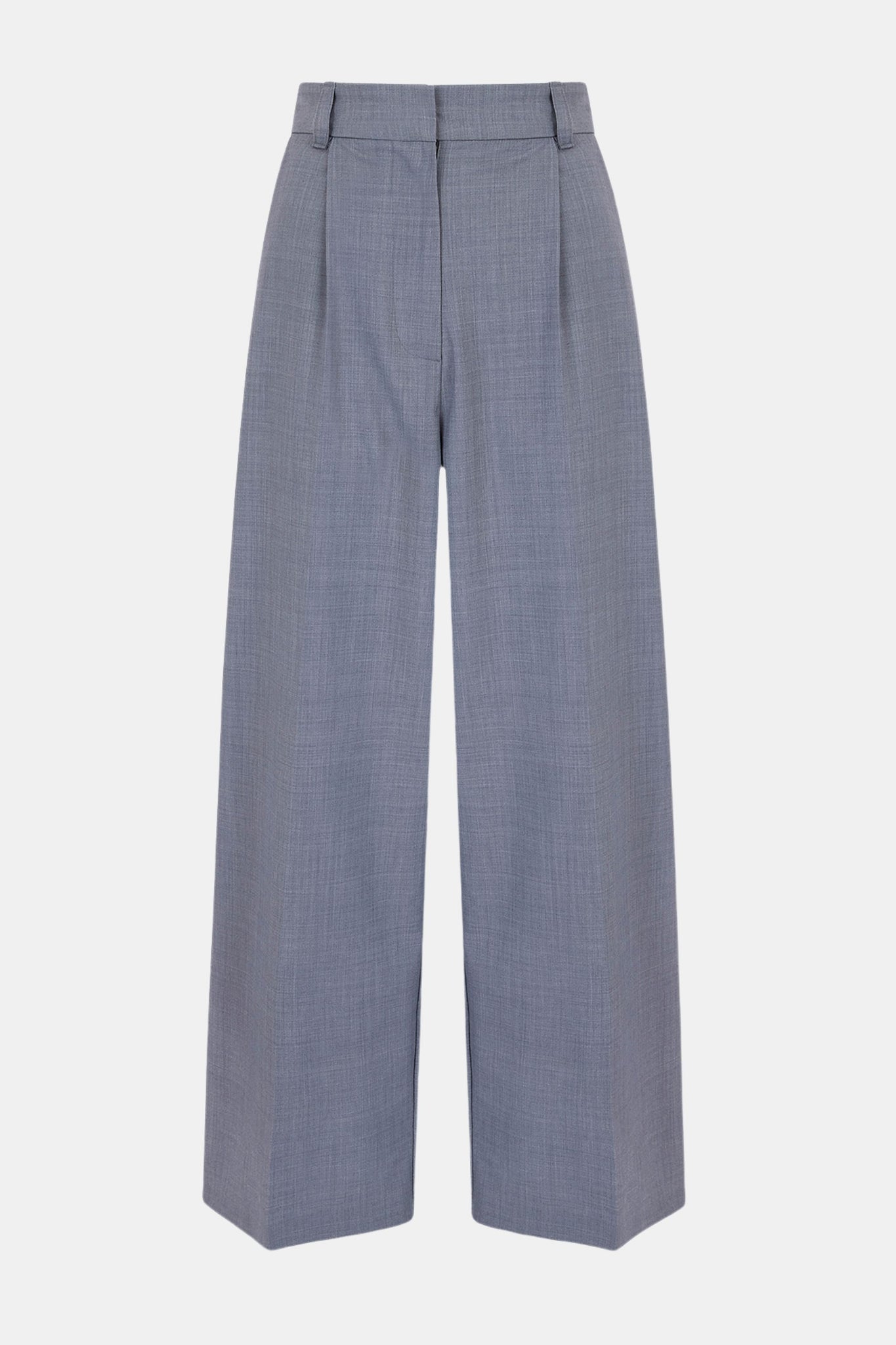 Audrey Trousers In Grey Summer Wool | Emilia Wickstead