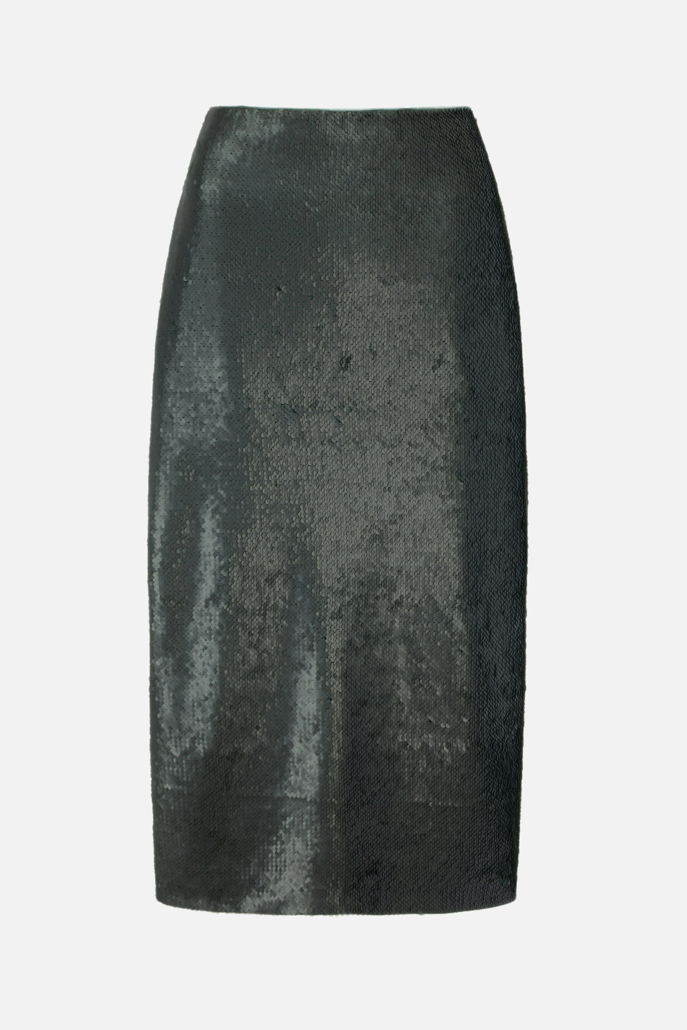 Bethan Skirt In Dark Green Sequin | Emilia Wickstead