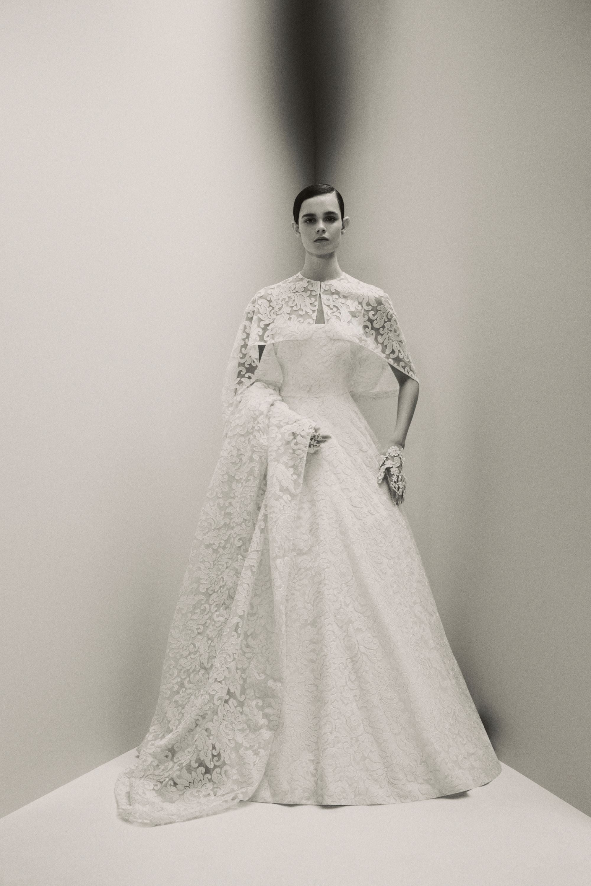 Consuela Bridal Dress with Lucrezia Cape| Emilia Wickstead