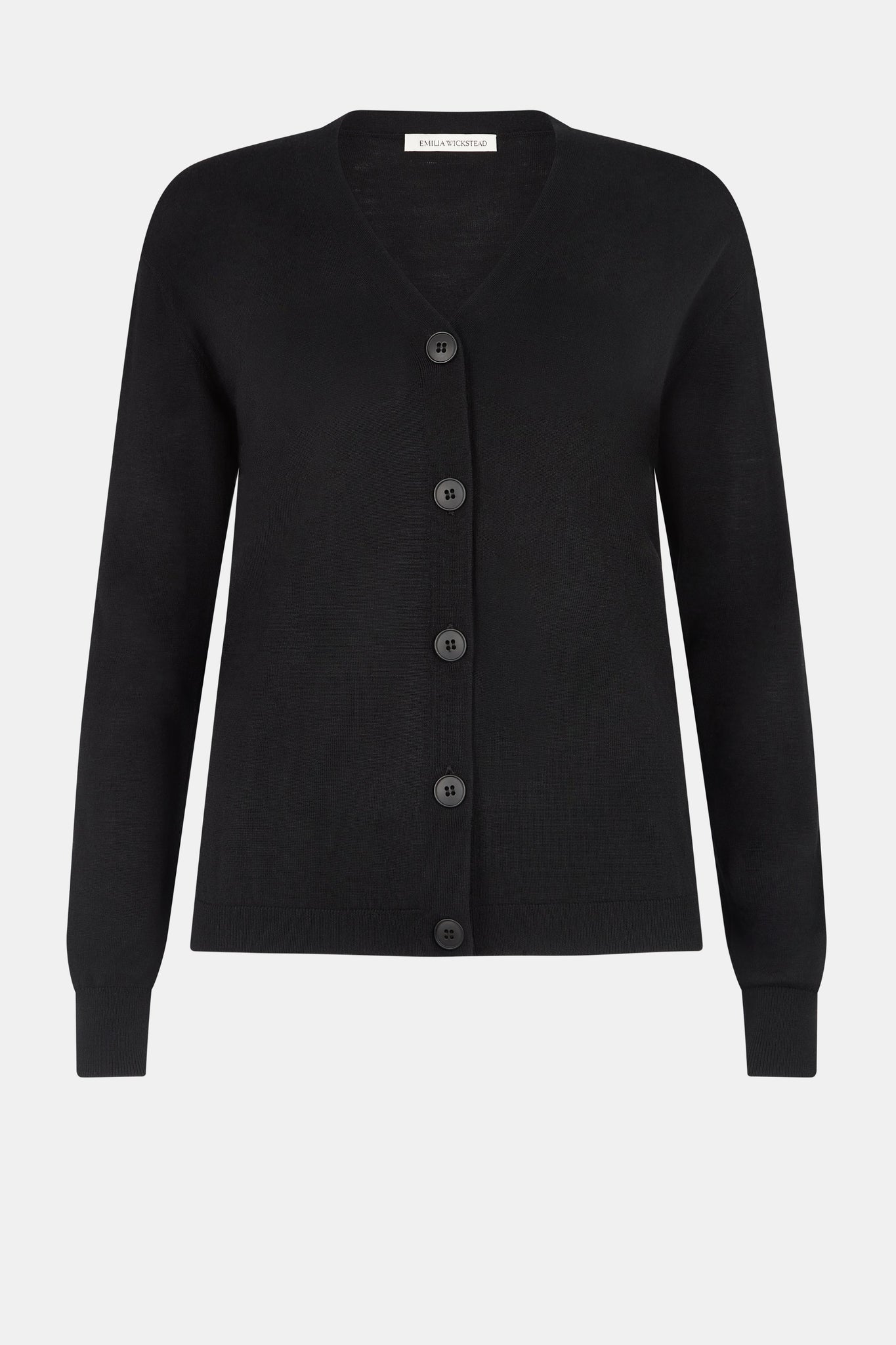 Jaynie Black Knit Cardigan