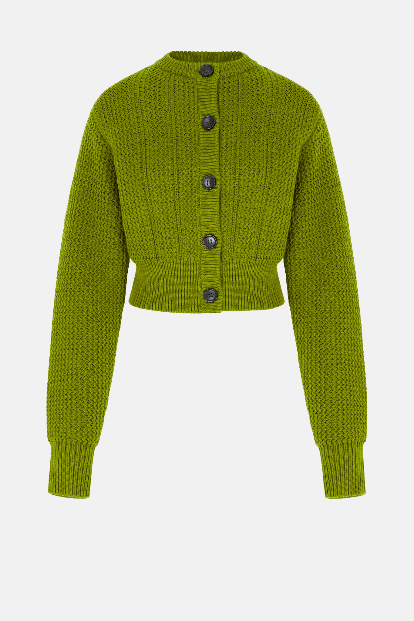 Albert Knit In Green Cashfeel | Emilia Wickstead