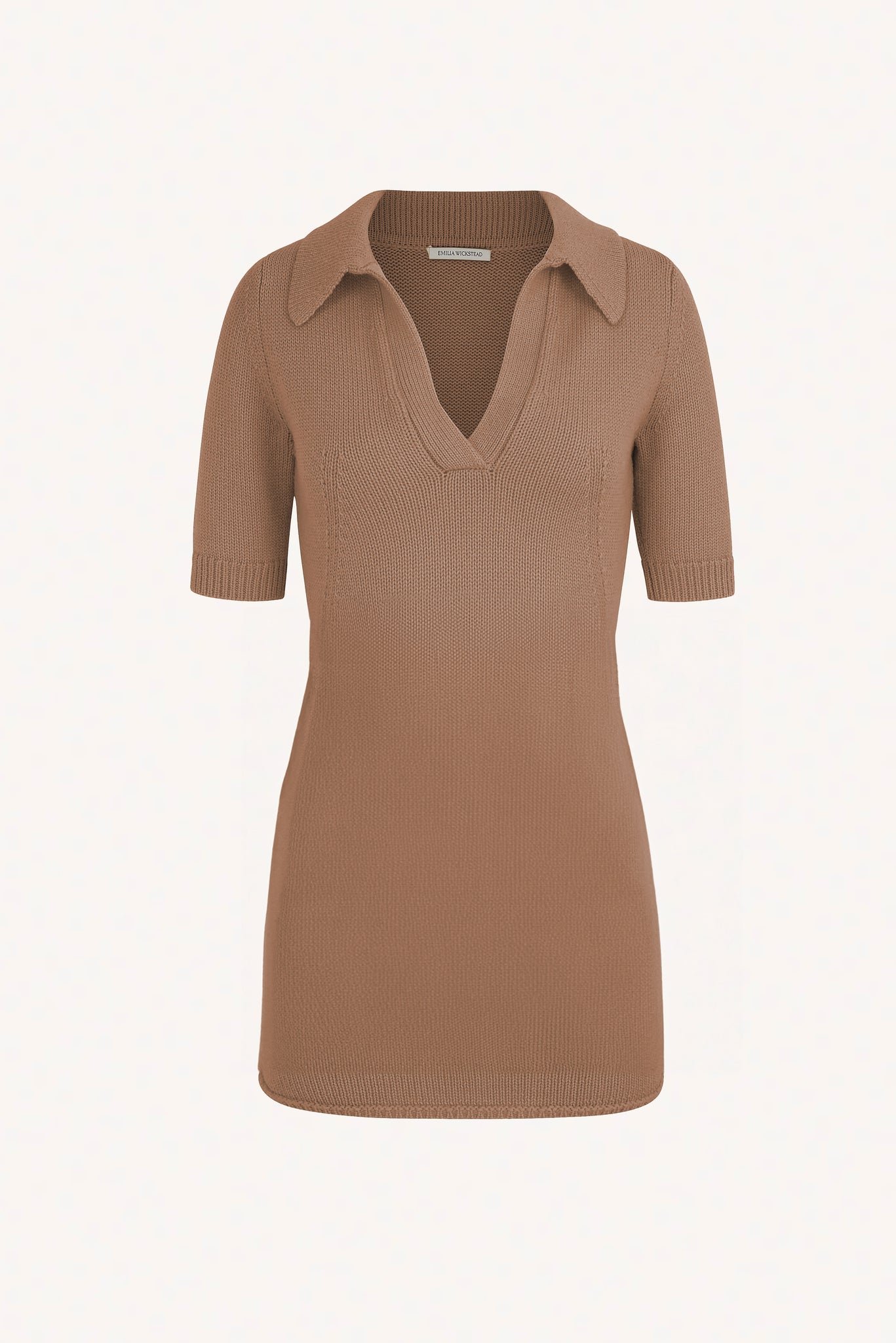 Dory Tan Knitted Top | Emilia Wickstead