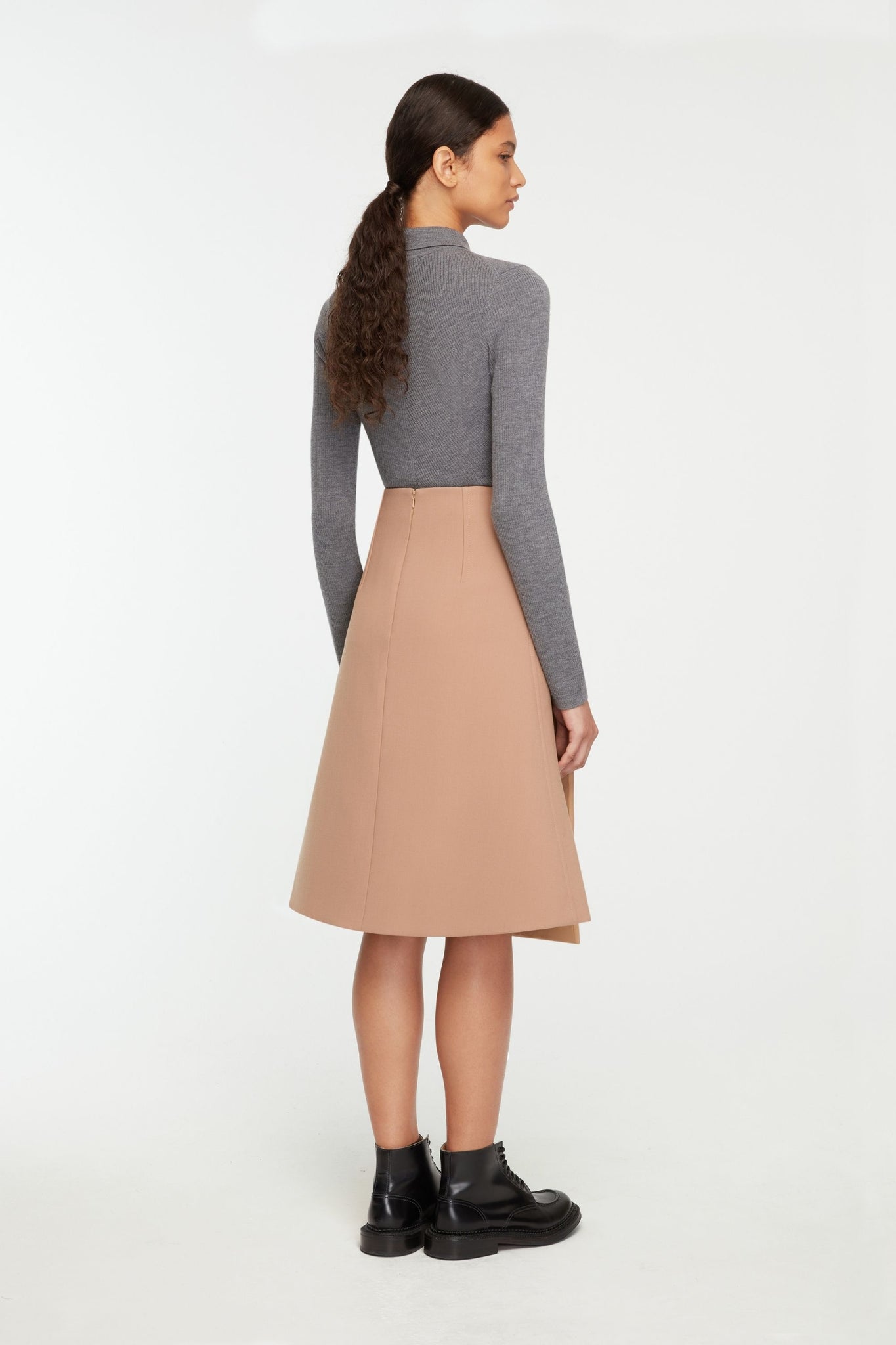 Ambrose Knit In Grey Melange Cashfeel