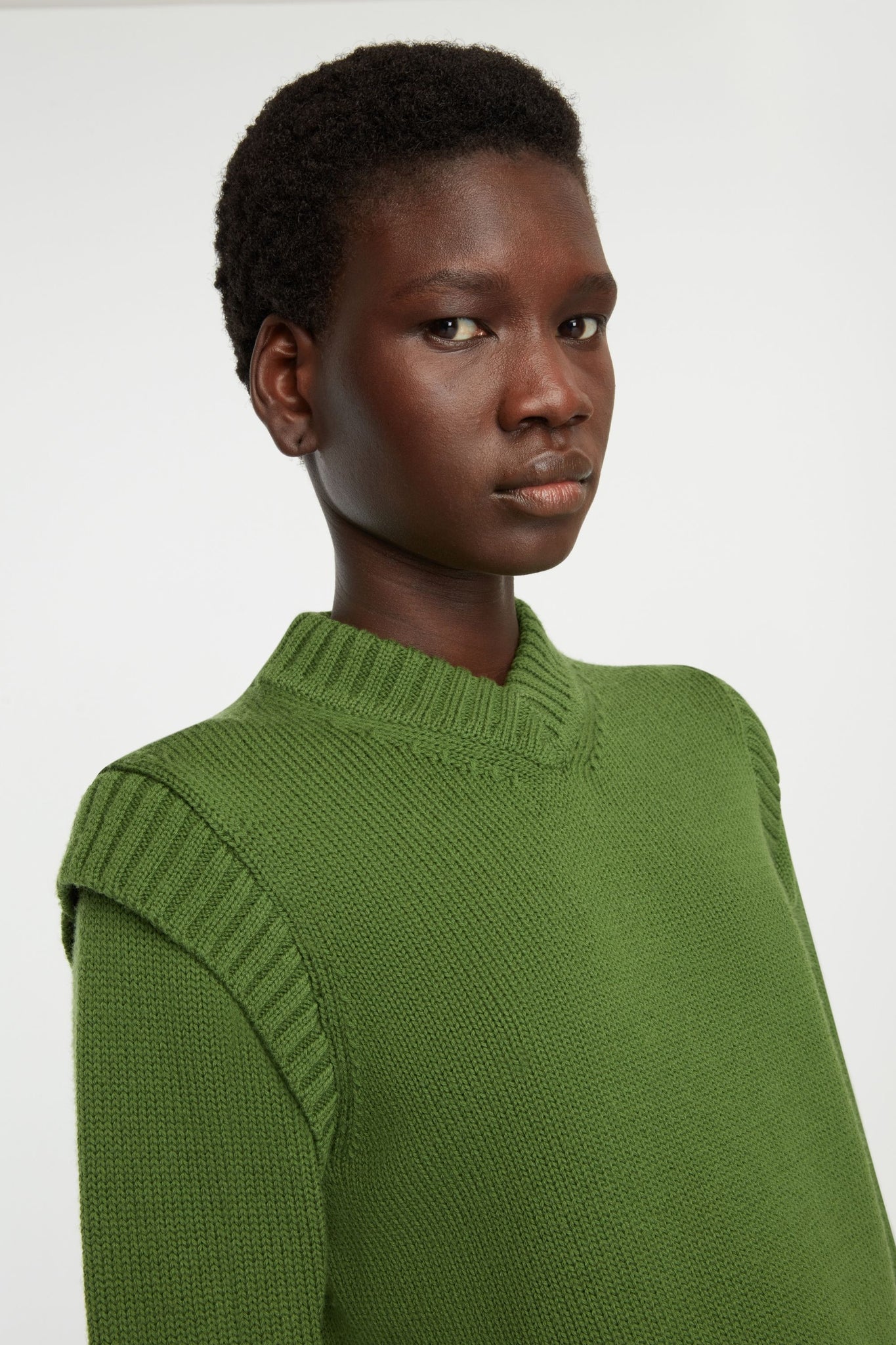 Kit Knit In Forest Green Merino Wool