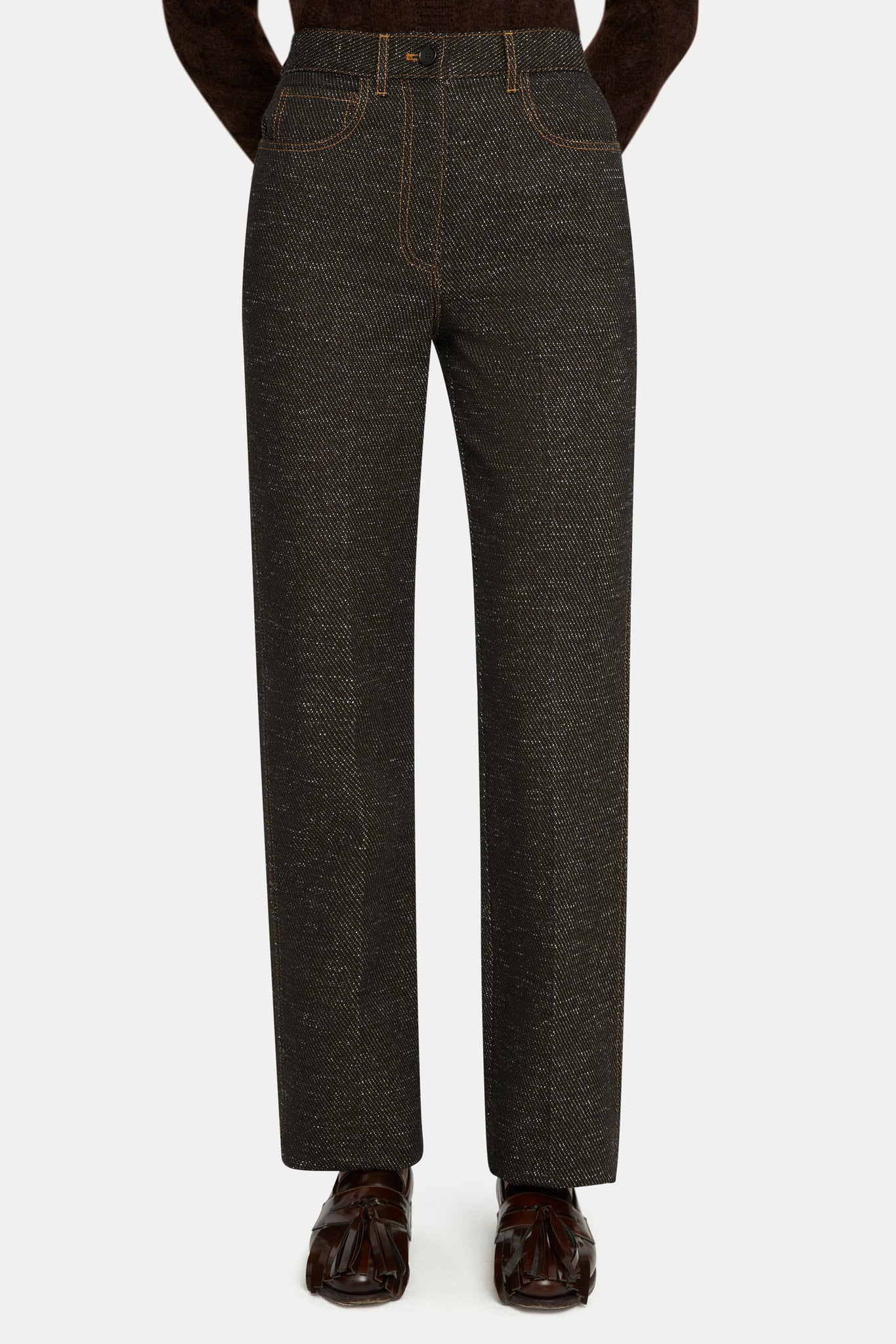 Ziggy Trousers in Black Denim | Emilia Wickstead