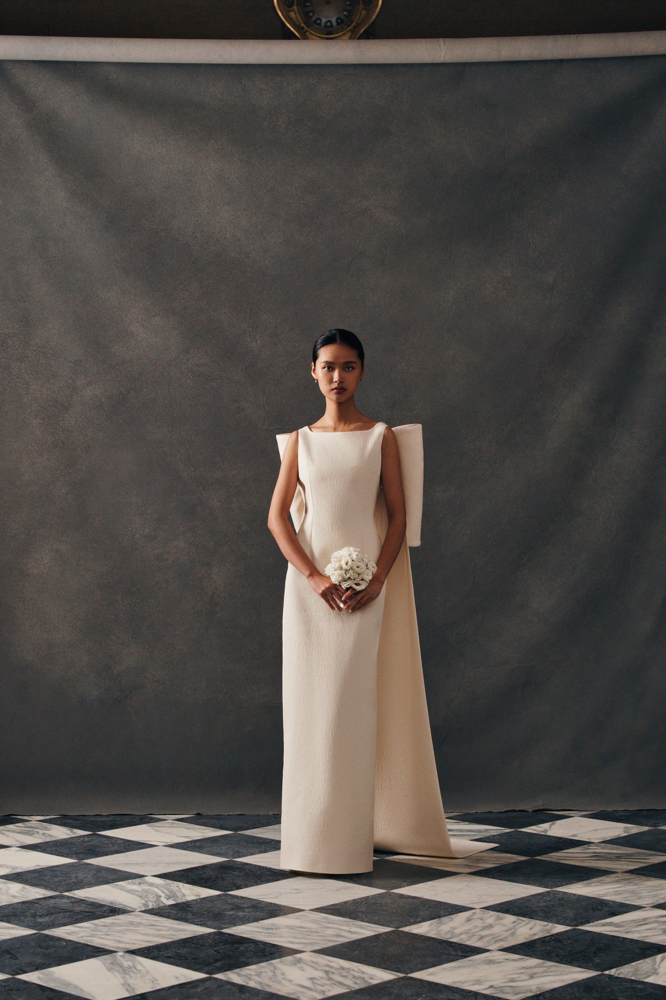 Luna Bow Back Bridal Dress | Emilia Wickstead Luna Bow Back Bridal Dress | Emilia Wickstead