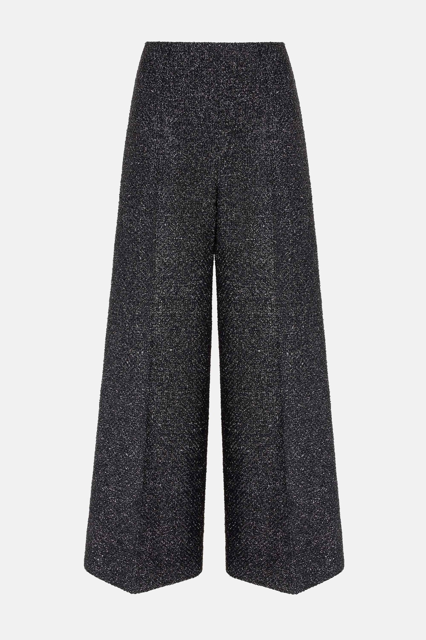 Daffy Trousers In Black Disco Tweed - Emilia Wickstead