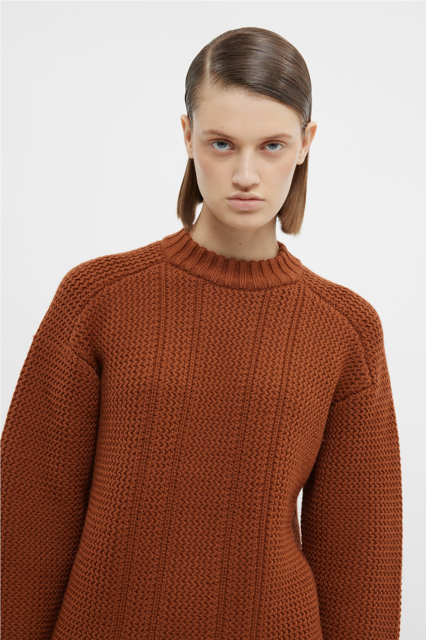 Combey Knit In Caramel Cashfeel - Emilia Wickstead