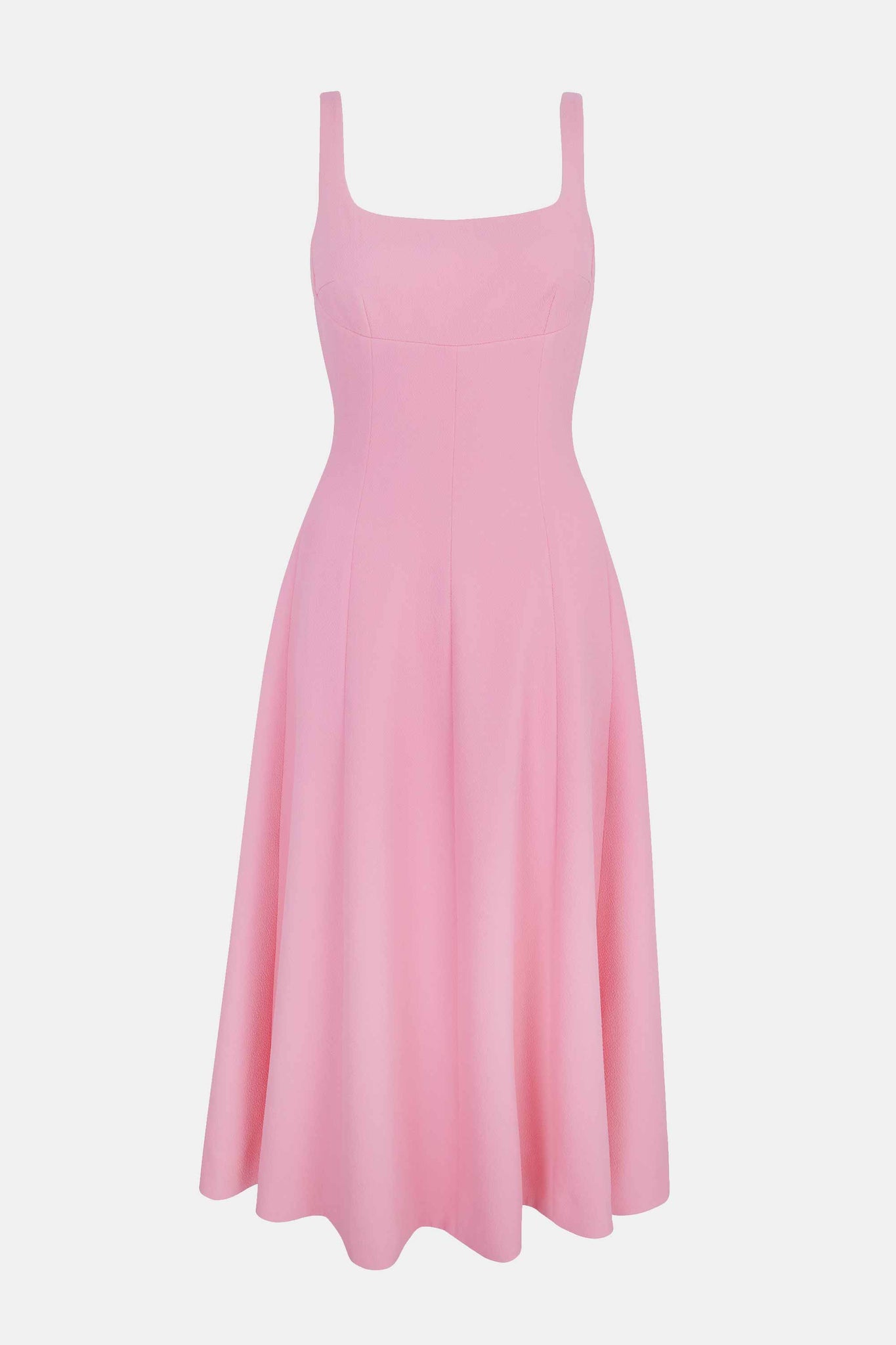 Asia Dress In Pink Double Crepe | Emilia Wickstead