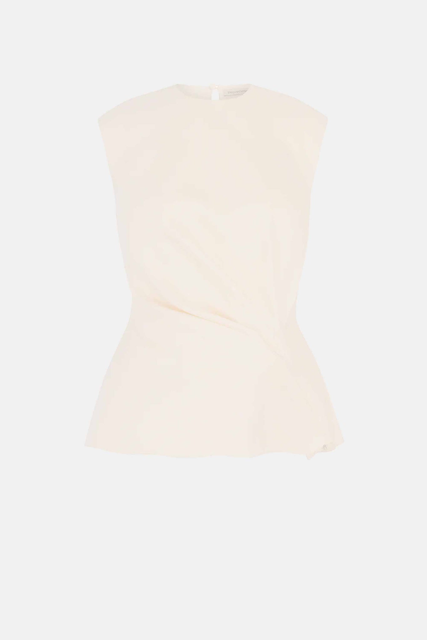 Azam Ivory Satin Top | Emilia Wickstead