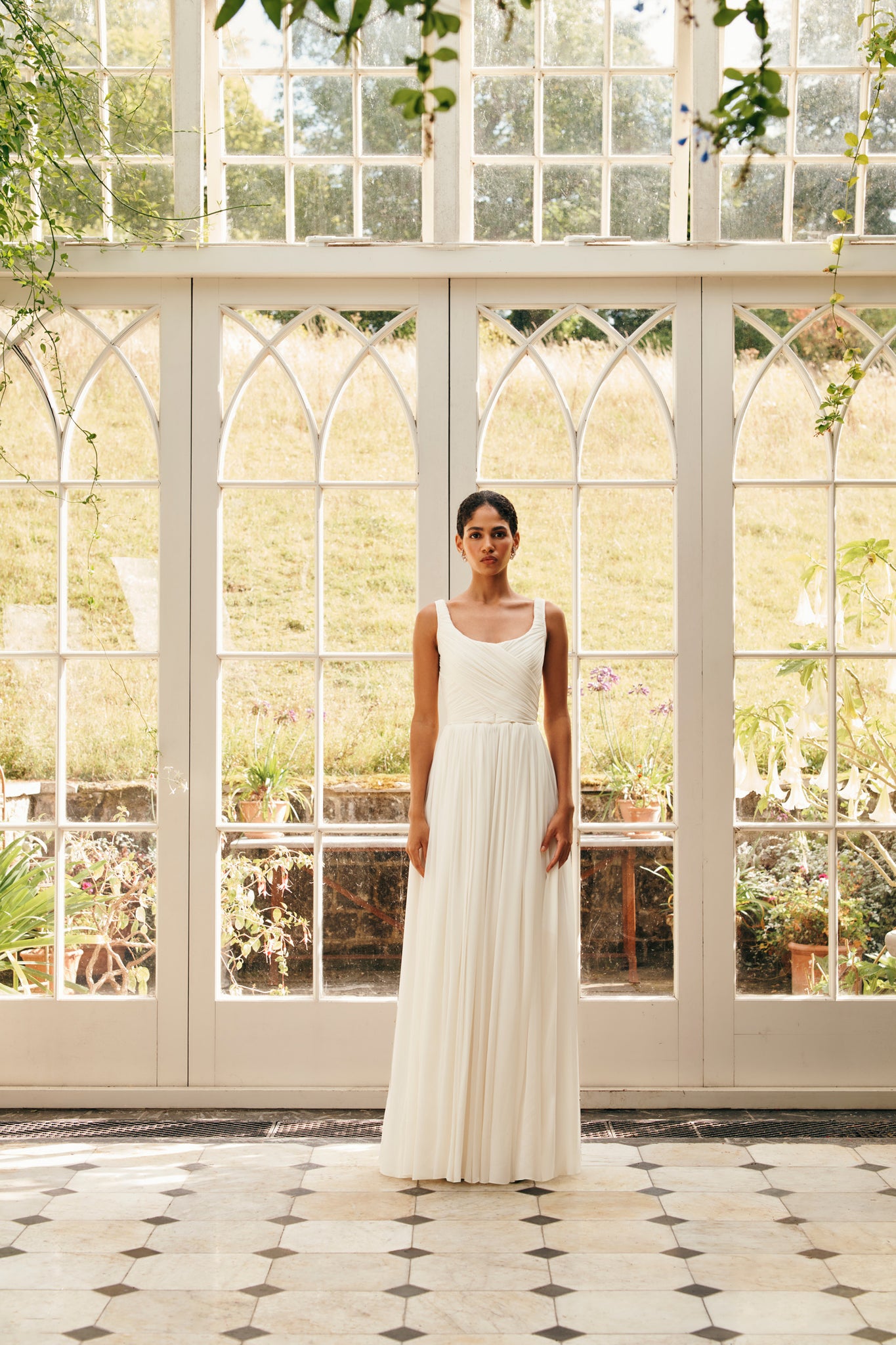 silk georgette wedding dress Honey Silk