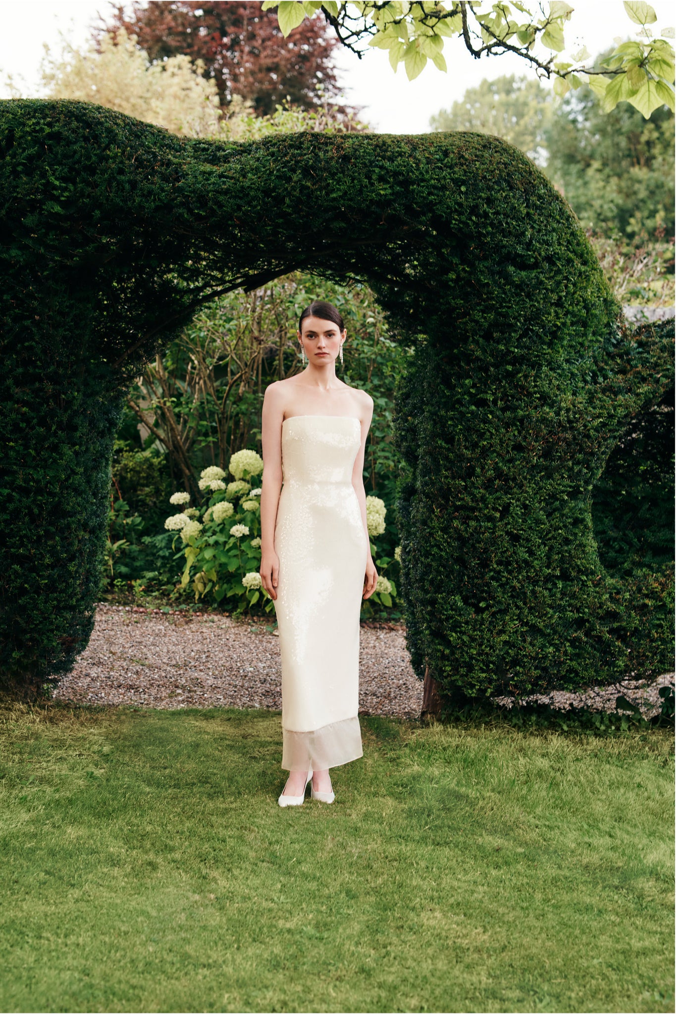 Leila Bridal Dress in Ivory Jelly Sequins | Emilia Wickstead