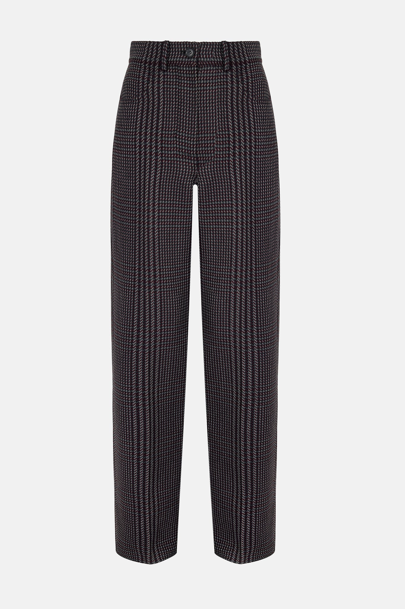 Brinkley Trousers in Prince of Wales Check Merino Wool