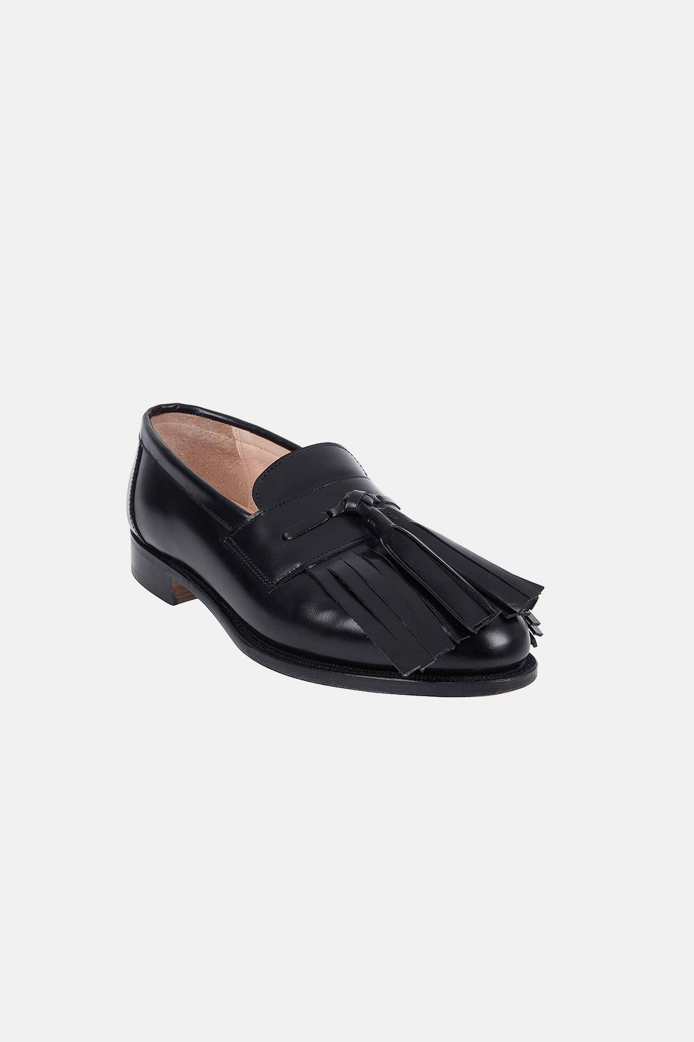Grenson X Emilia Wickstead Grenda Tassel Front Loafer in Black