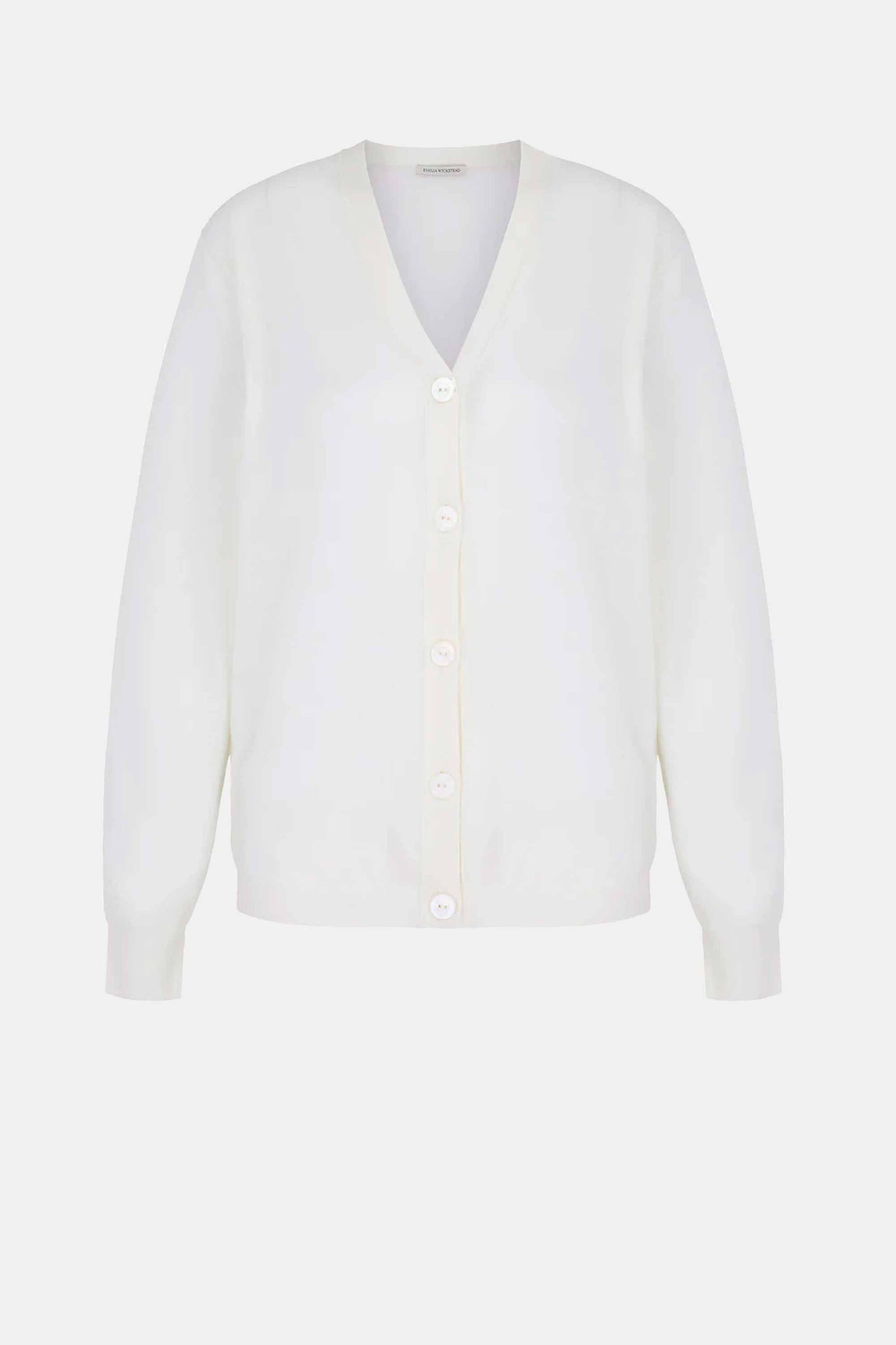 Jaynie Ivory Knit Cardigan | Emilia Wickstead