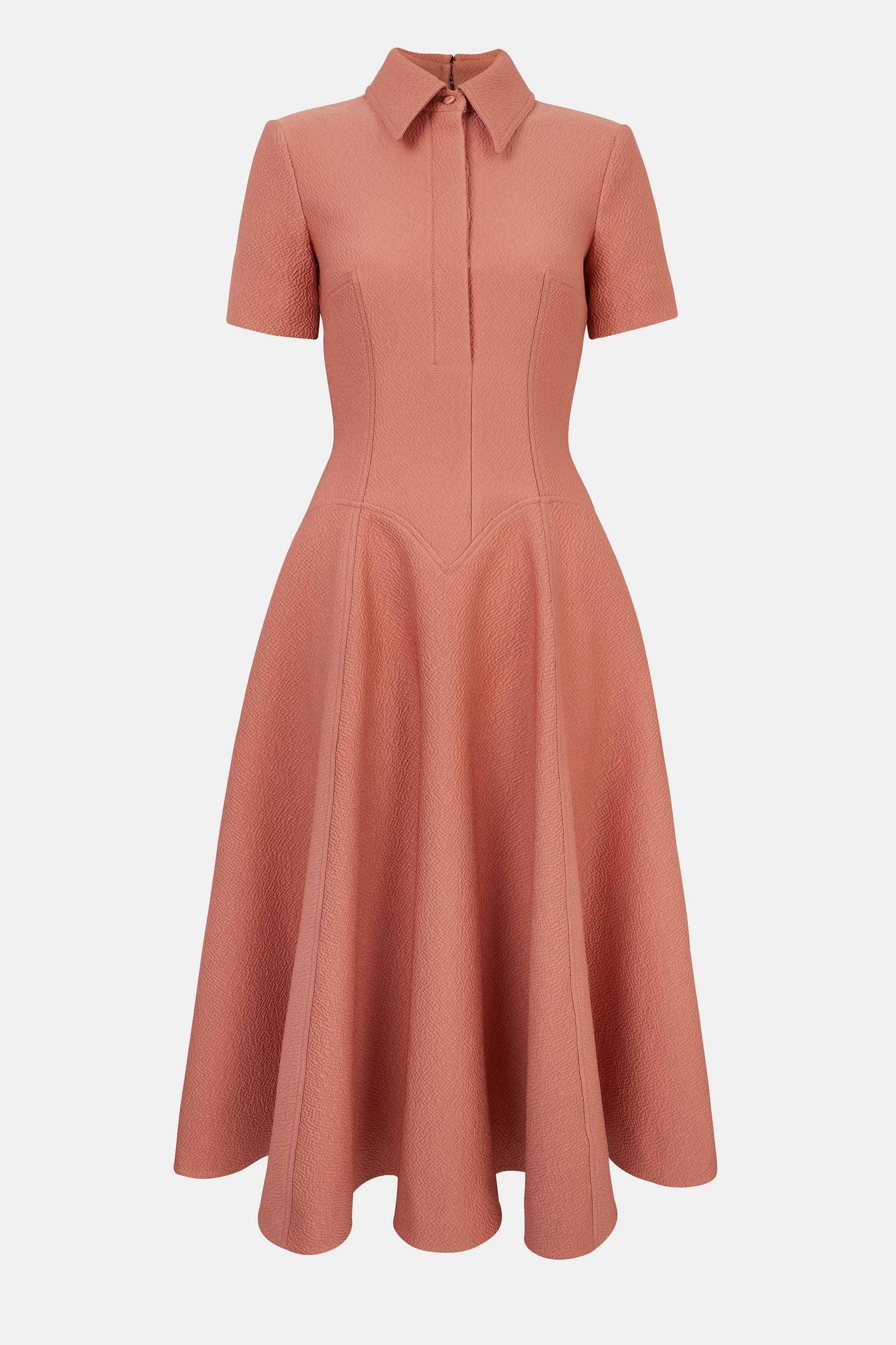 Jody Dress In Dust Pink Cloque | Emilia Wickstead