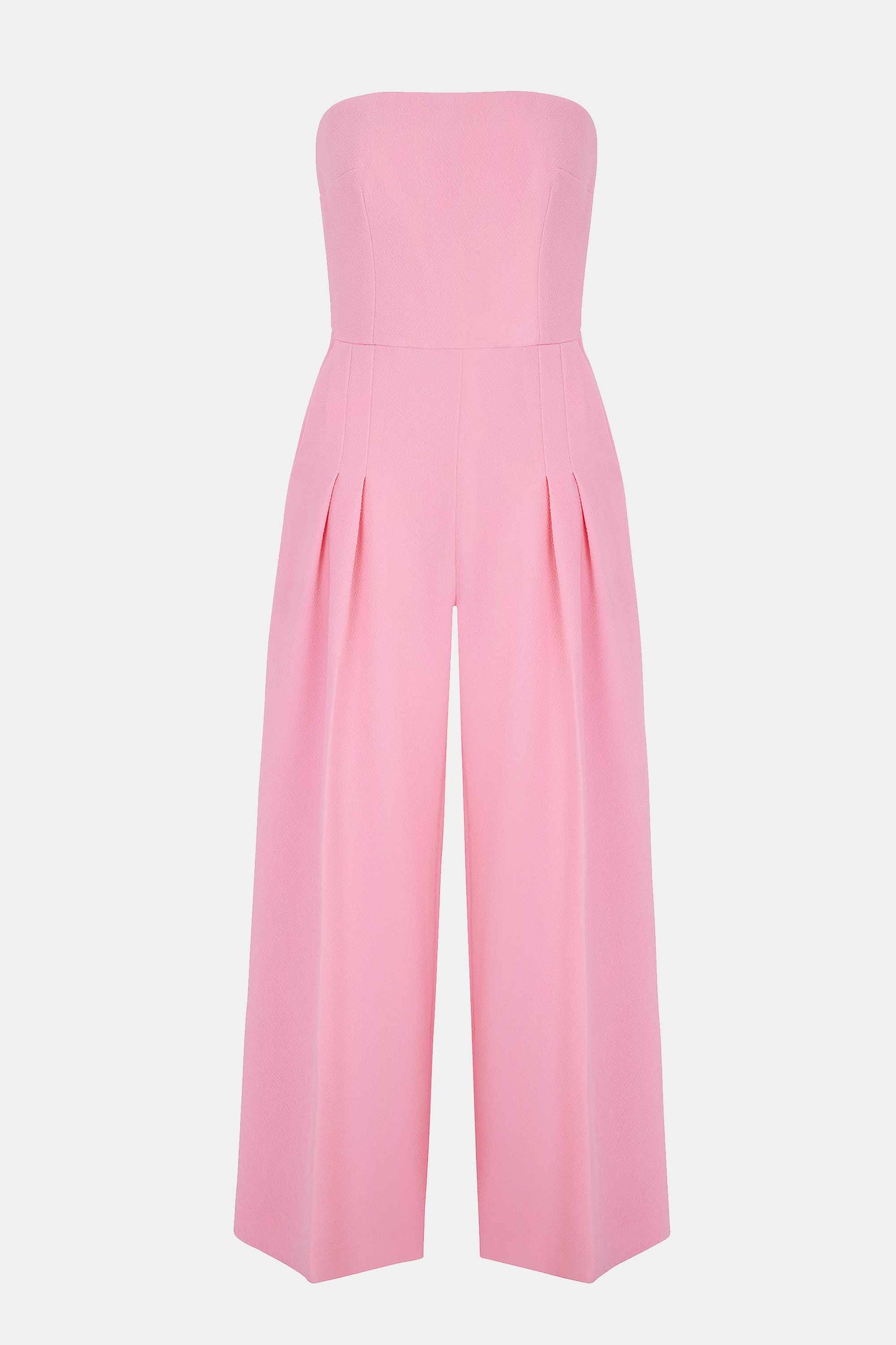 Marcie Jumpsuit In Pink Double Crepe | Emilia Wickstead