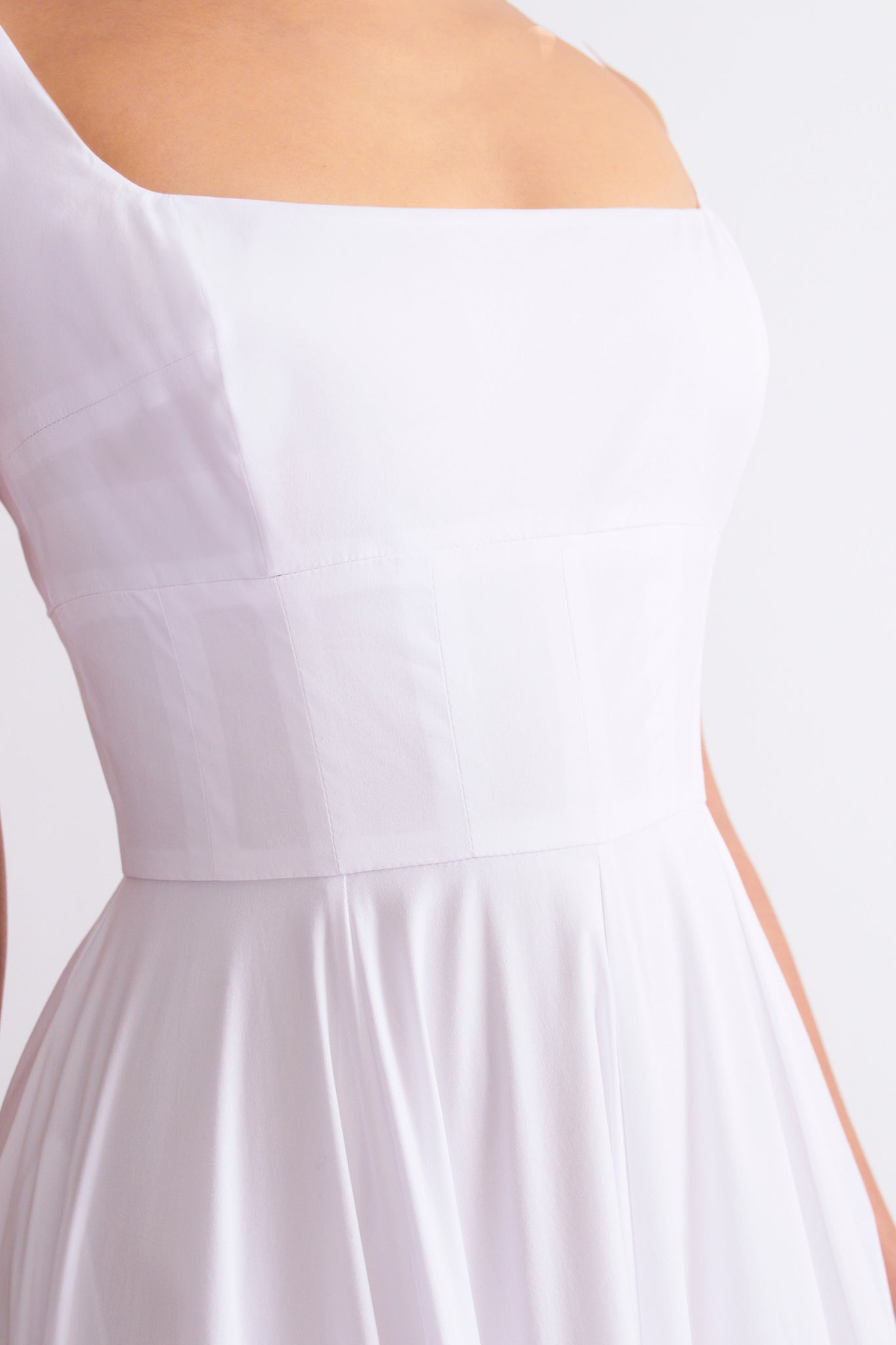 Nikush Dress In White Cotton | Emilia Wickstead