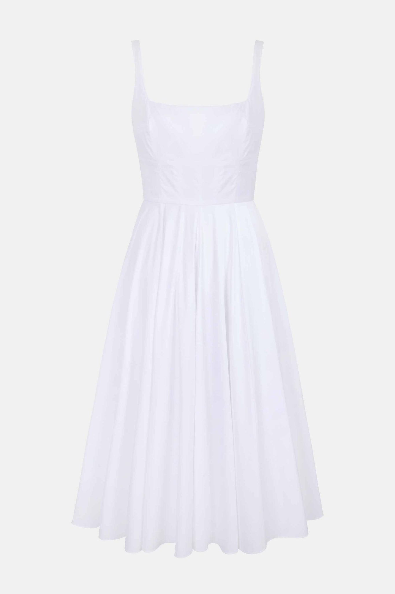 Nikush Dress In White Cotton | Emilia Wickstead