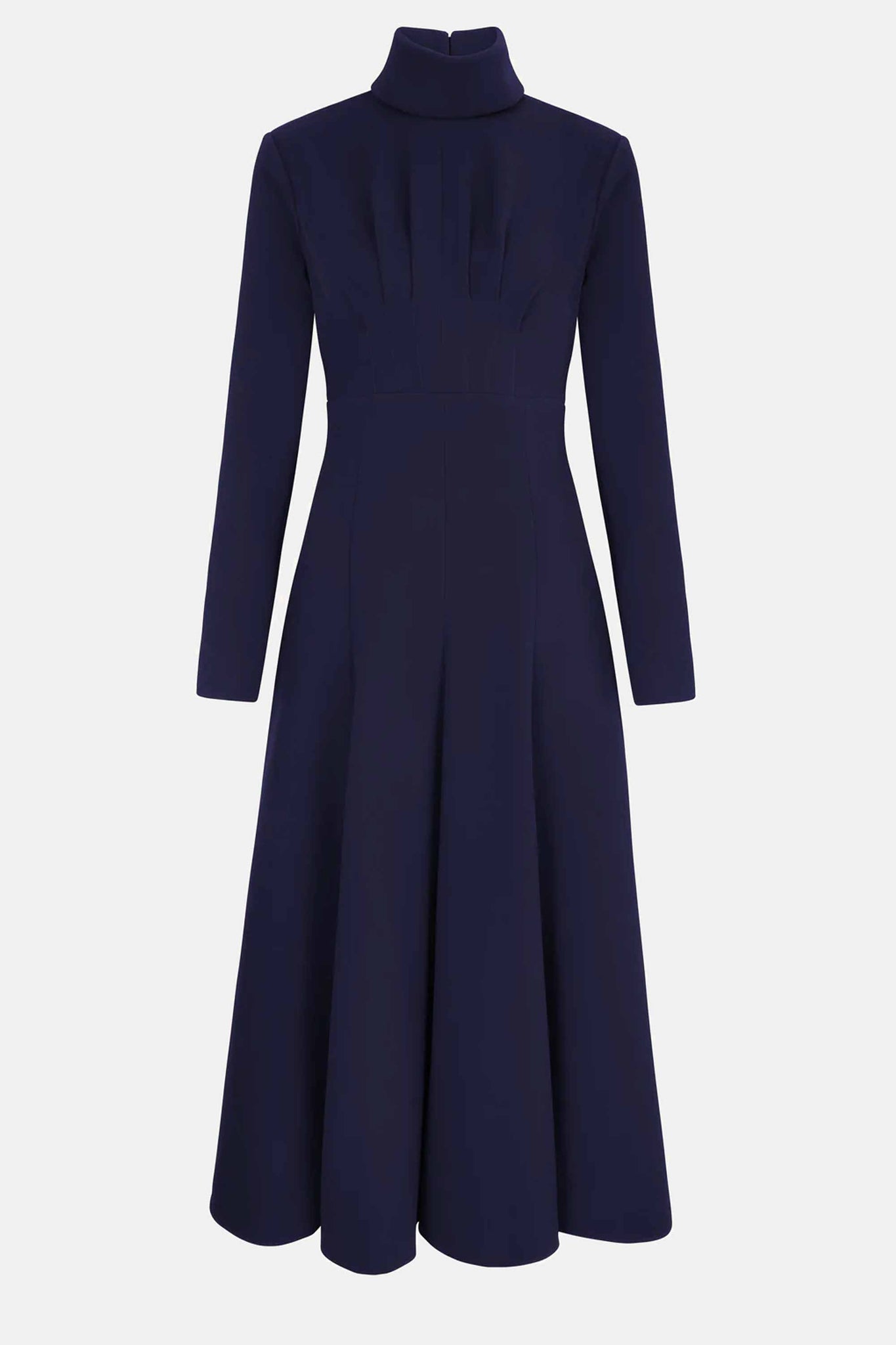 Oakley Midnight High-Neck Double Crepe Dress| Emilia Wickstead